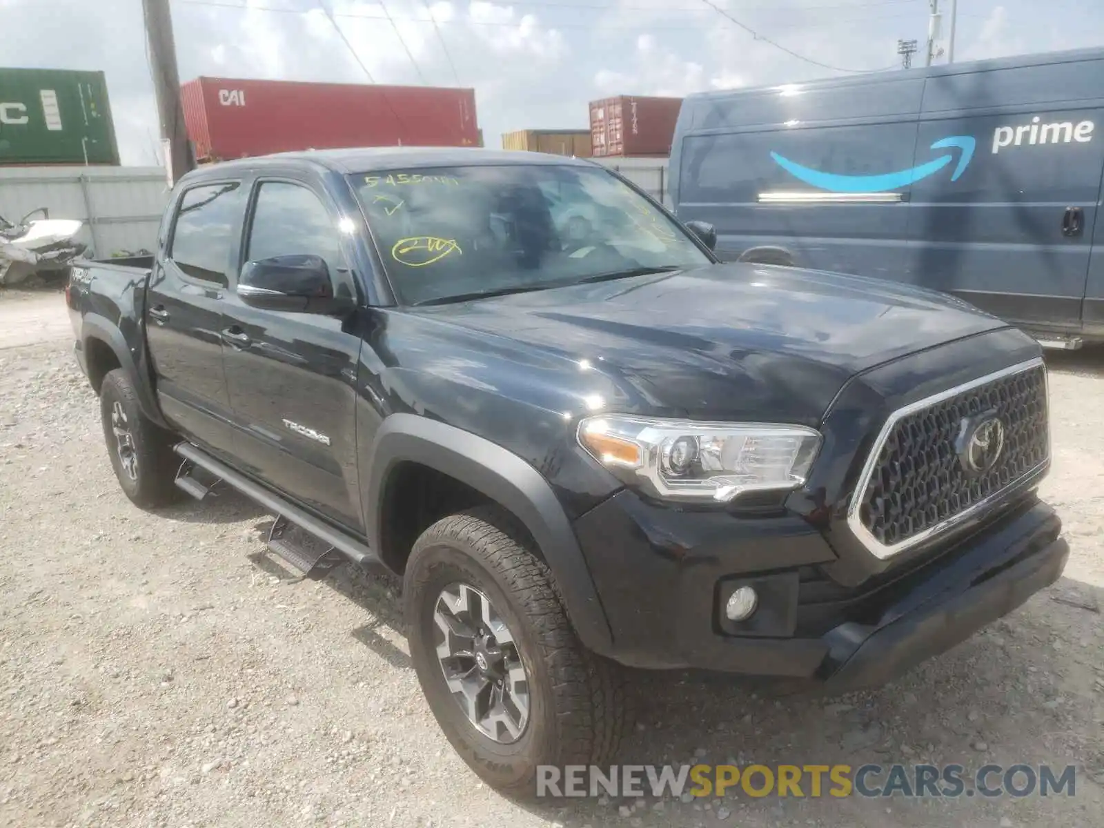 1 Photograph of a damaged car 3TMCZ5AN3KM192508 TOYOTA TACOMA 2019