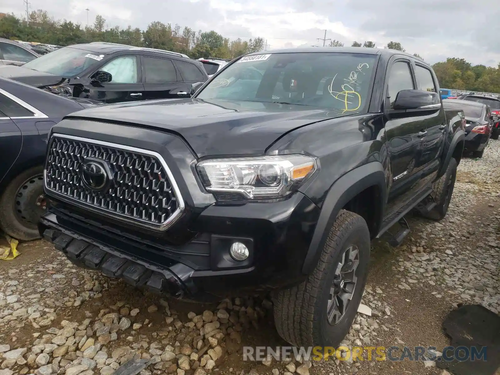 2 Photograph of a damaged car 3TMCZ5AN3KM192508 TOYOTA TACOMA 2019