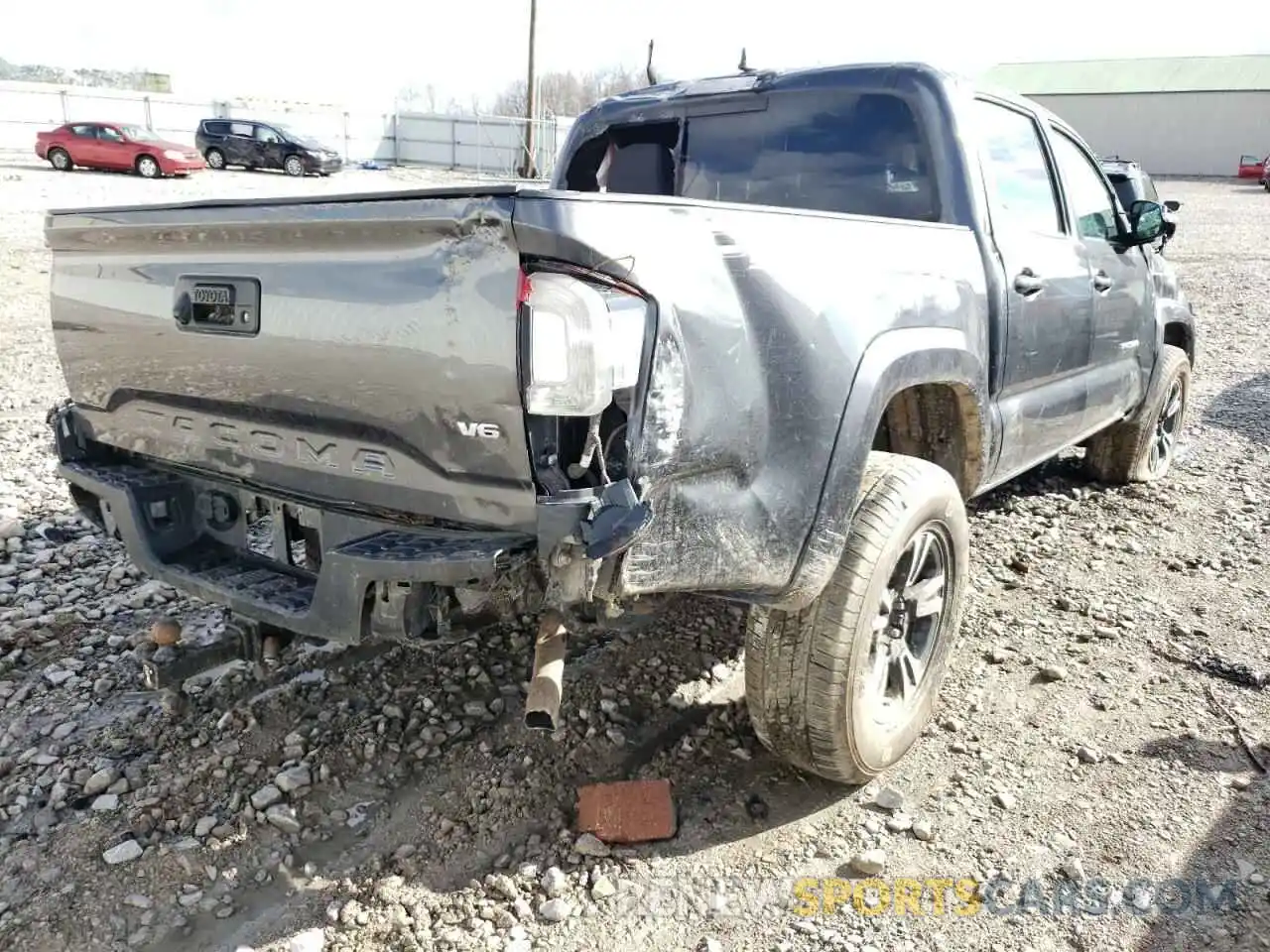 4 Photograph of a damaged car 3TMCZ5AN3KM192556 TOYOTA TACOMA 2019