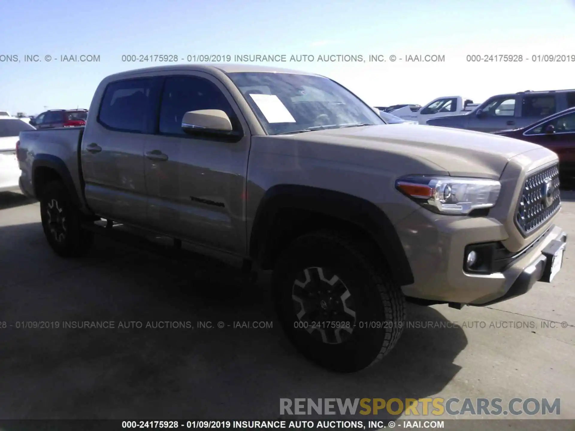 1 Фотография поврежденного автомобиля 3TMCZ5AN3KM194730 TOYOTA TACOMA 2019