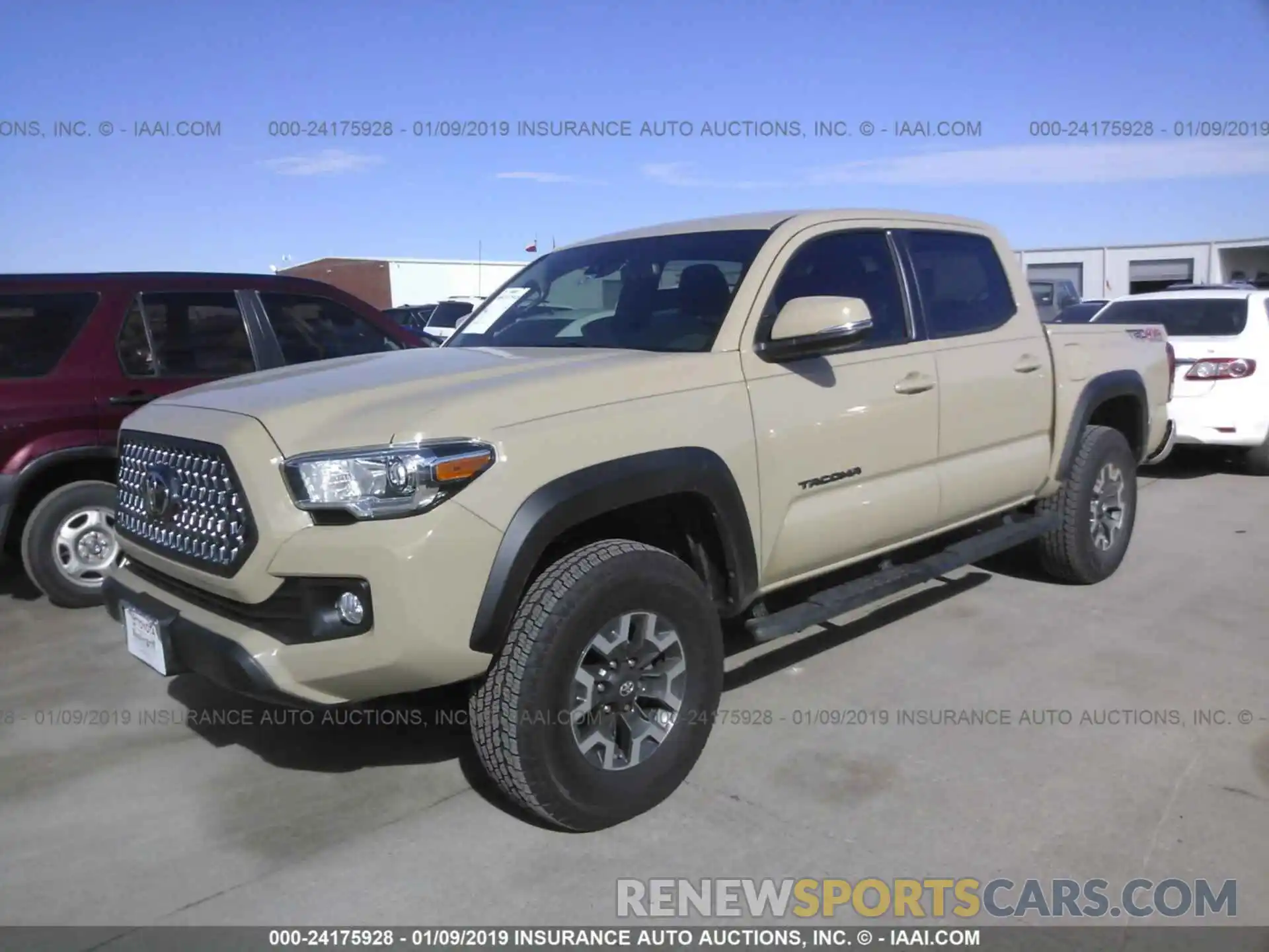 2 Photograph of a damaged car 3TMCZ5AN3KM194730 TOYOTA TACOMA 2019