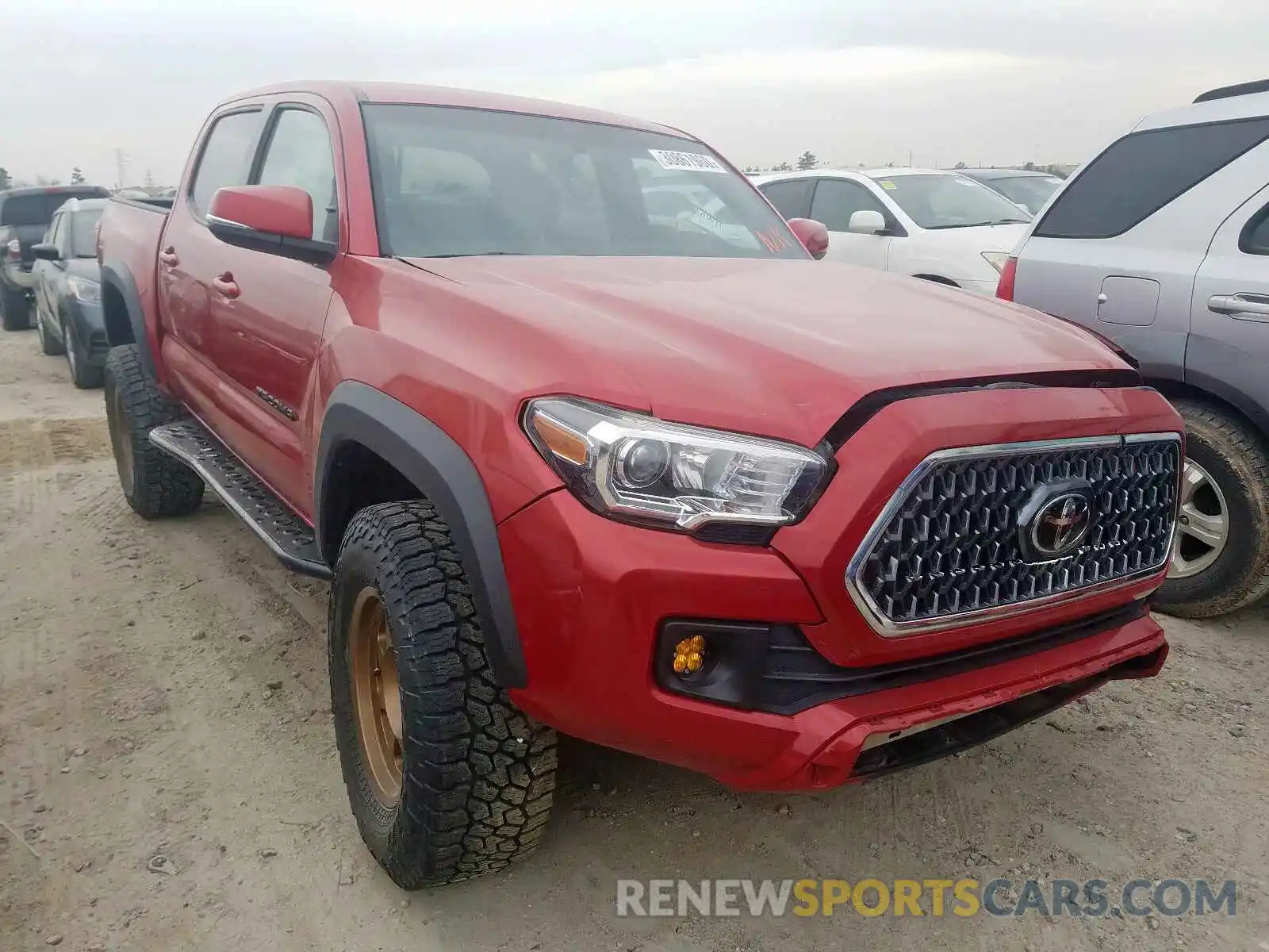 1 Photograph of a damaged car 3TMCZ5AN3KM197868 TOYOTA TACOMA 2019