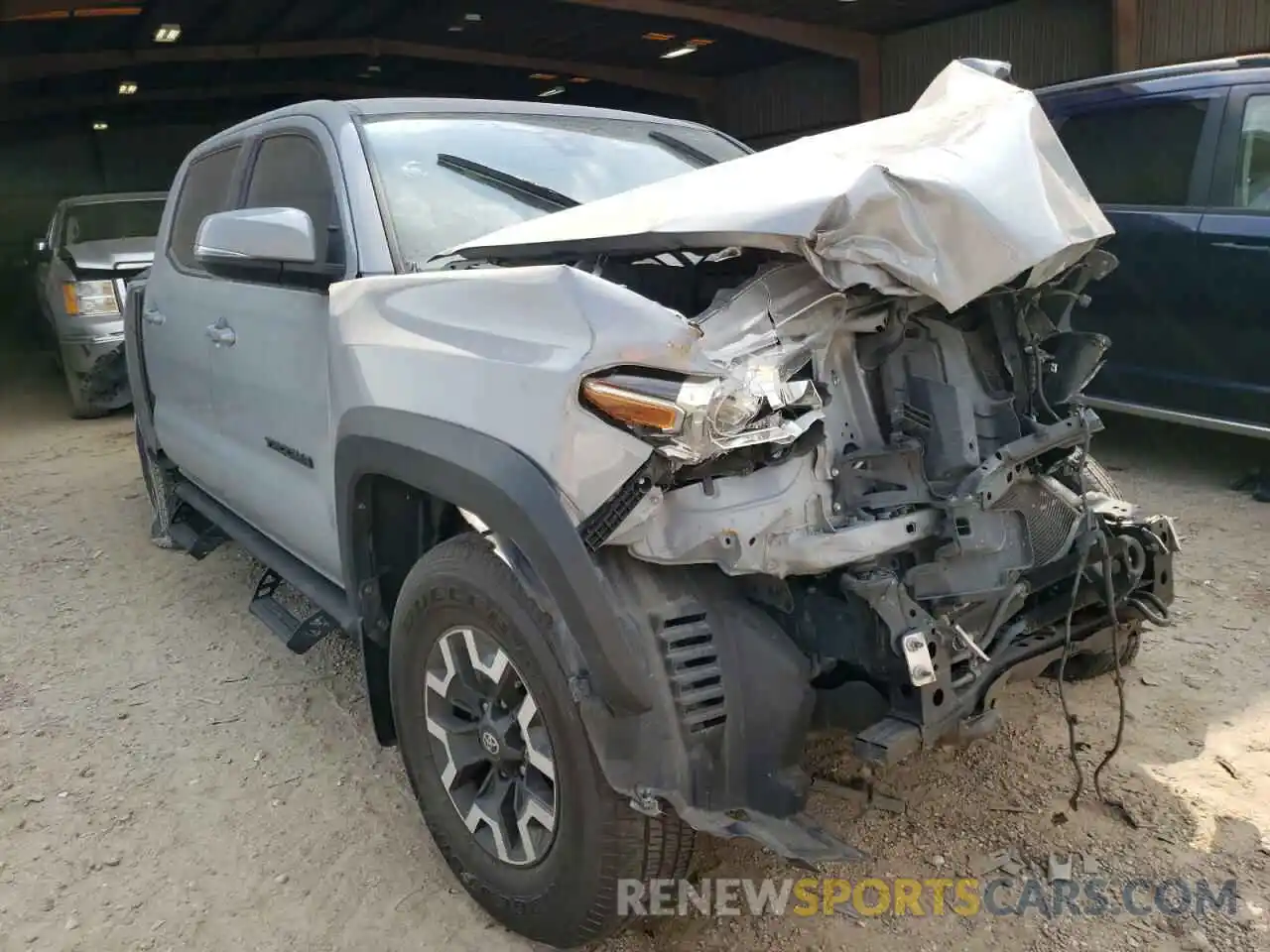 1 Photograph of a damaged car 3TMCZ5AN3KM198423 TOYOTA TACOMA 2019