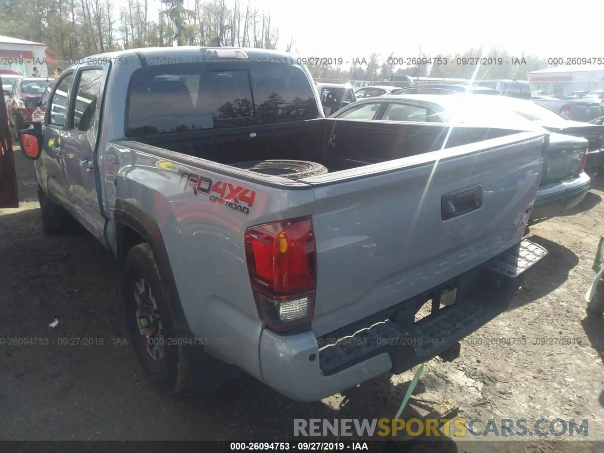 3 Photograph of a damaged car 3TMCZ5AN3KM201269 TOYOTA TACOMA 2019