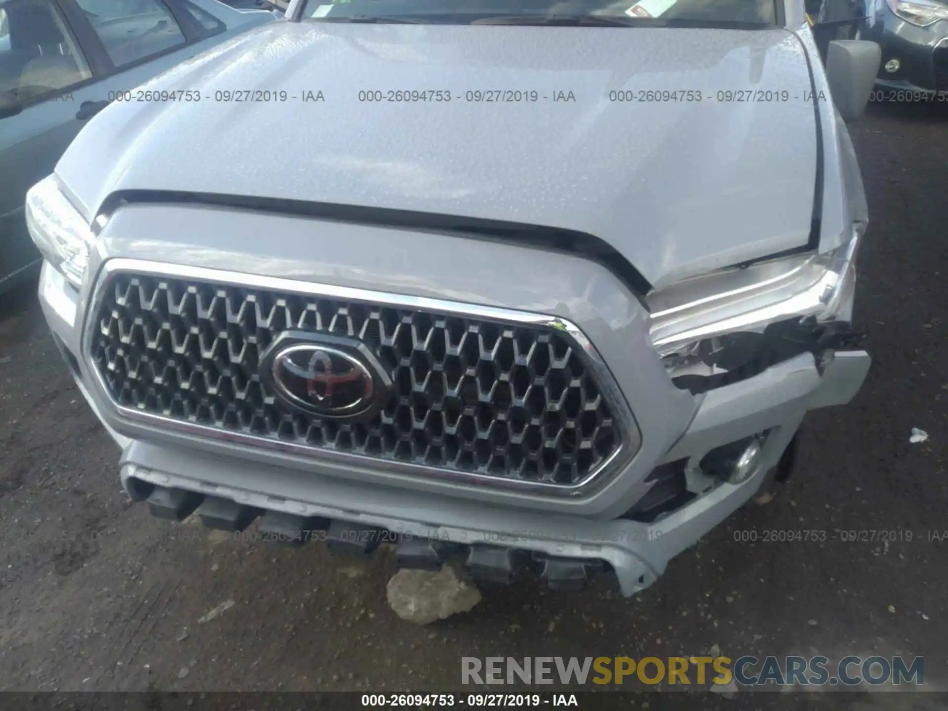 6 Photograph of a damaged car 3TMCZ5AN3KM201269 TOYOTA TACOMA 2019