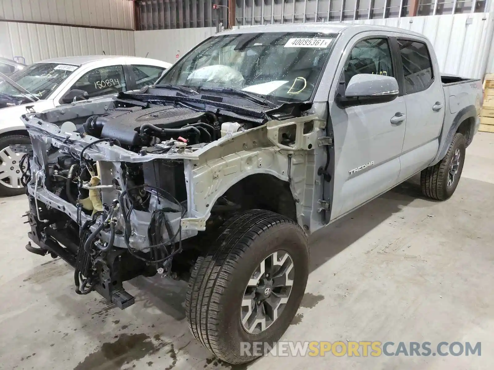 2 Photograph of a damaged car 3TMCZ5AN3KM202681 TOYOTA TACOMA 2019