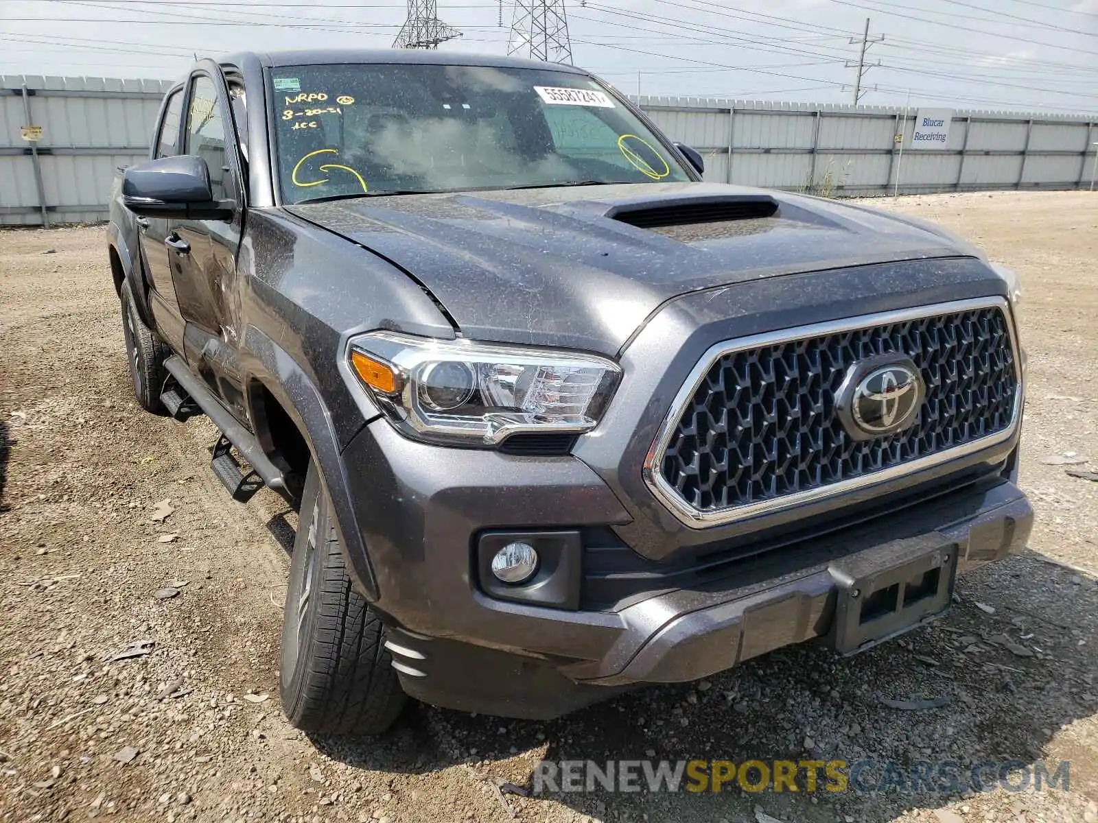 1 Photograph of a damaged car 3TMCZ5AN3KM203054 TOYOTA TACOMA 2019