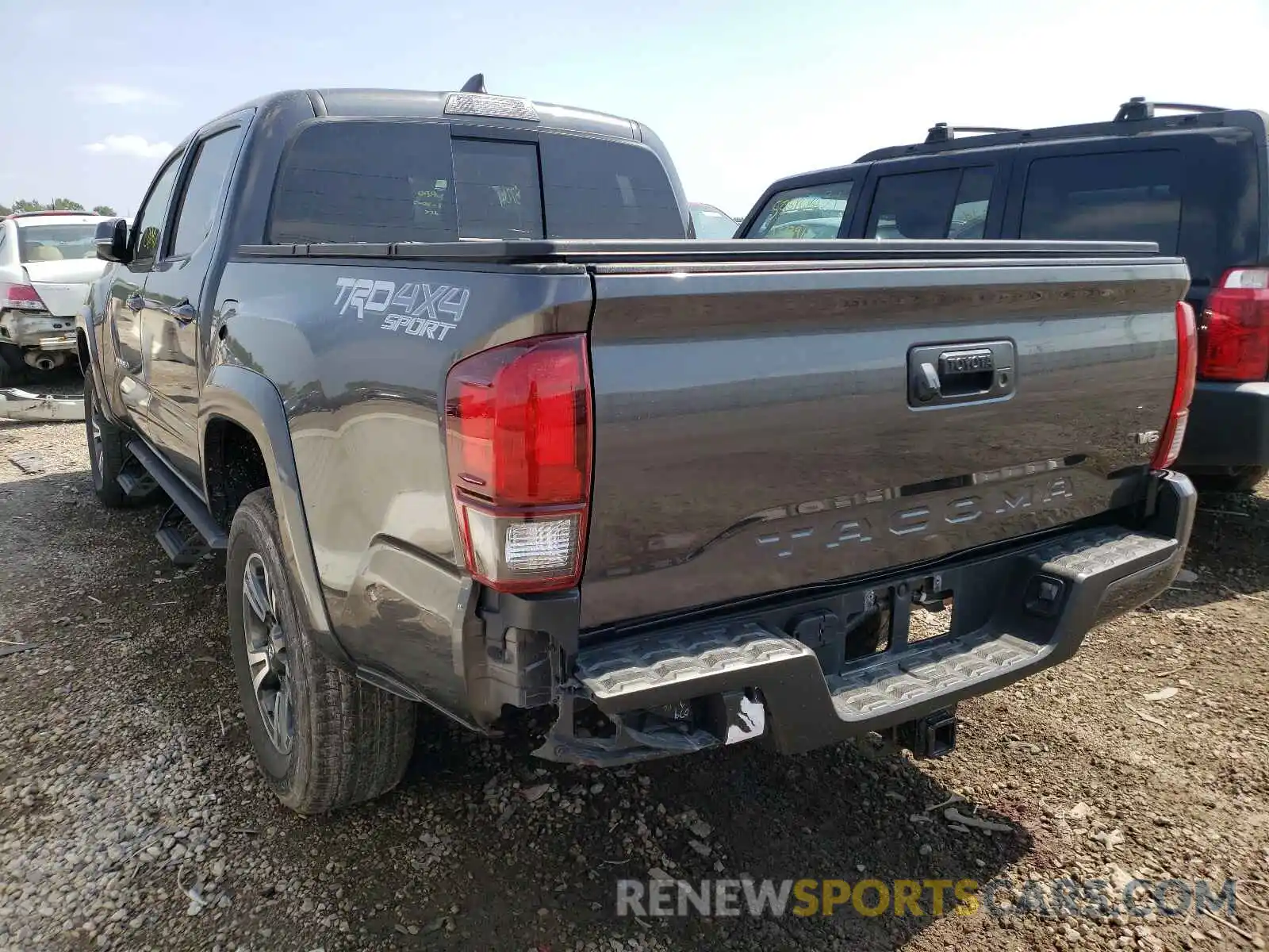 3 Photograph of a damaged car 3TMCZ5AN3KM203054 TOYOTA TACOMA 2019