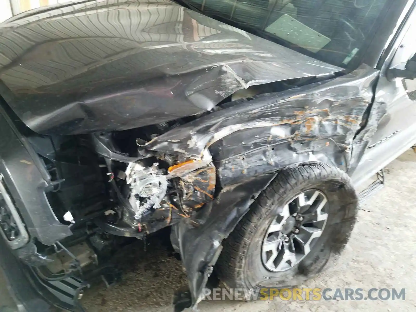 9 Photograph of a damaged car 3TMCZ5AN3KM203636 TOYOTA TACOMA 2019