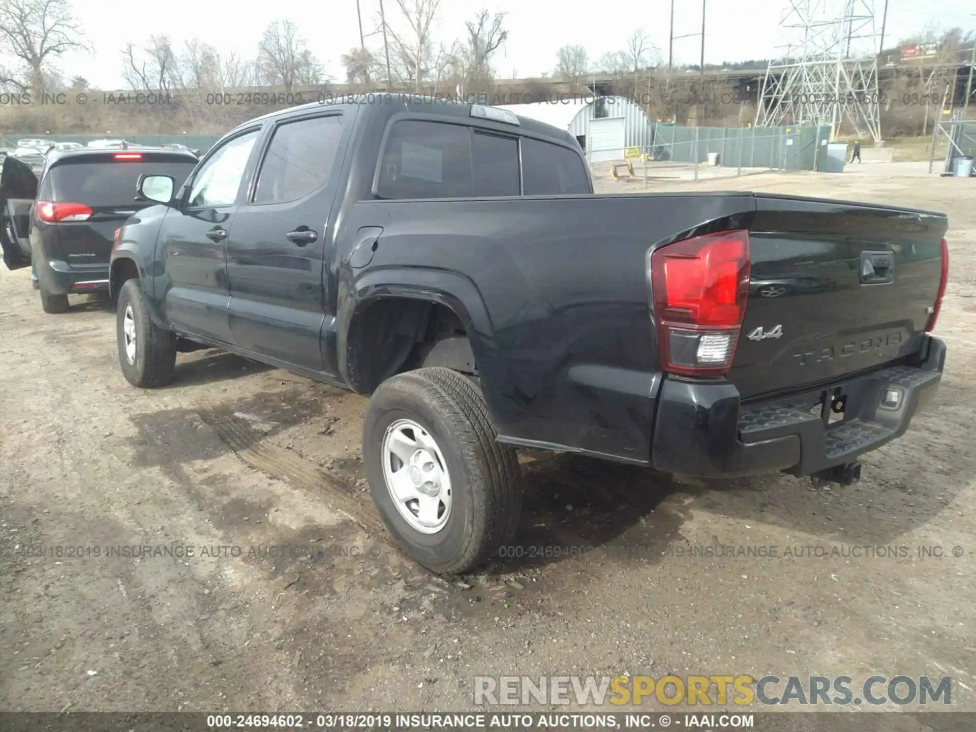 3 Photograph of a damaged car 3TMCZ5AN3KM204964 TOYOTA TACOMA 2019