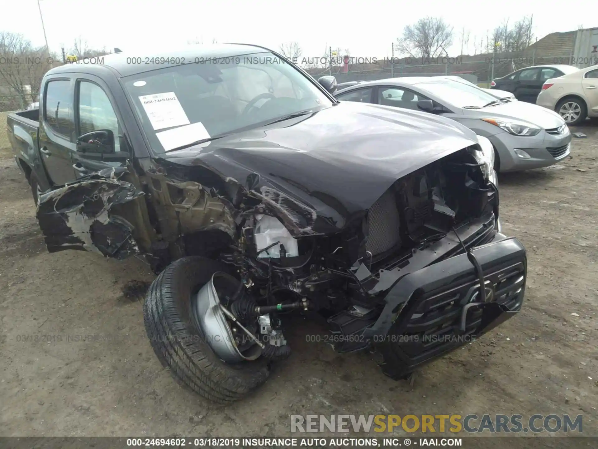 6 Photograph of a damaged car 3TMCZ5AN3KM204964 TOYOTA TACOMA 2019