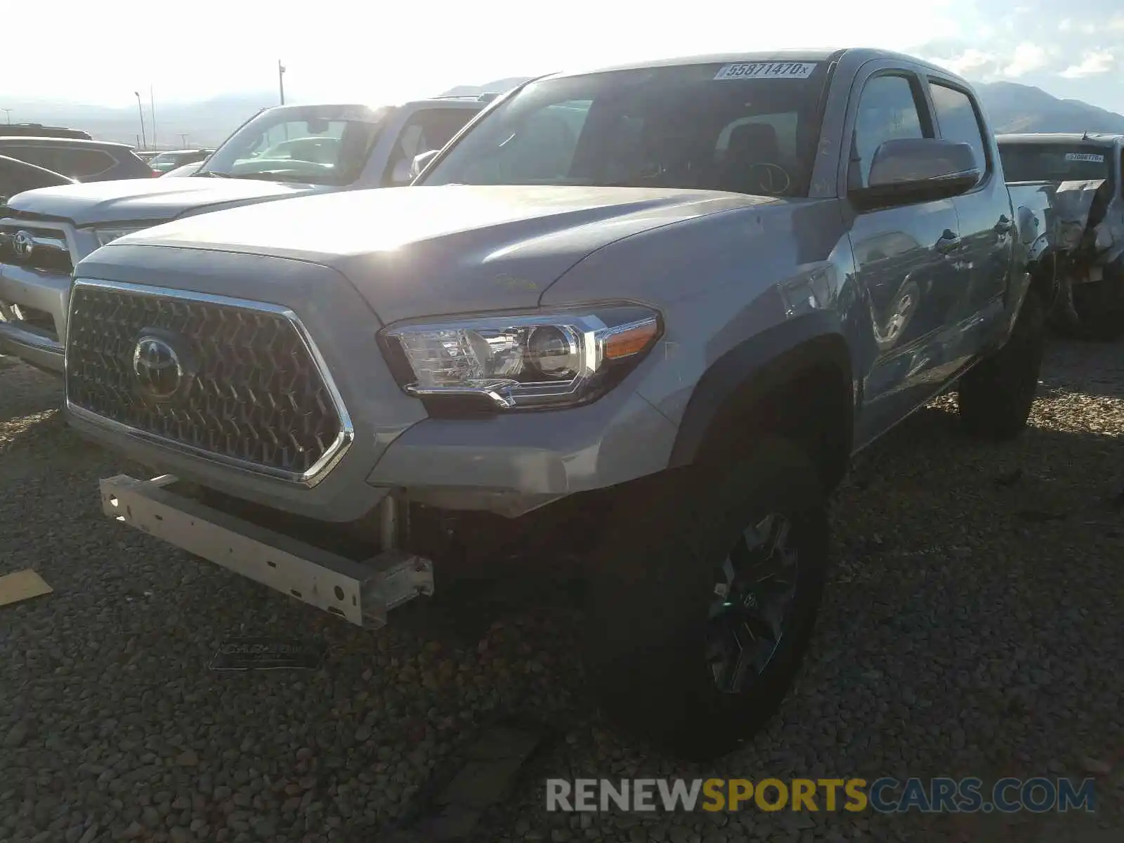 2 Photograph of a damaged car 3TMCZ5AN3KM204978 TOYOTA TACOMA 2019