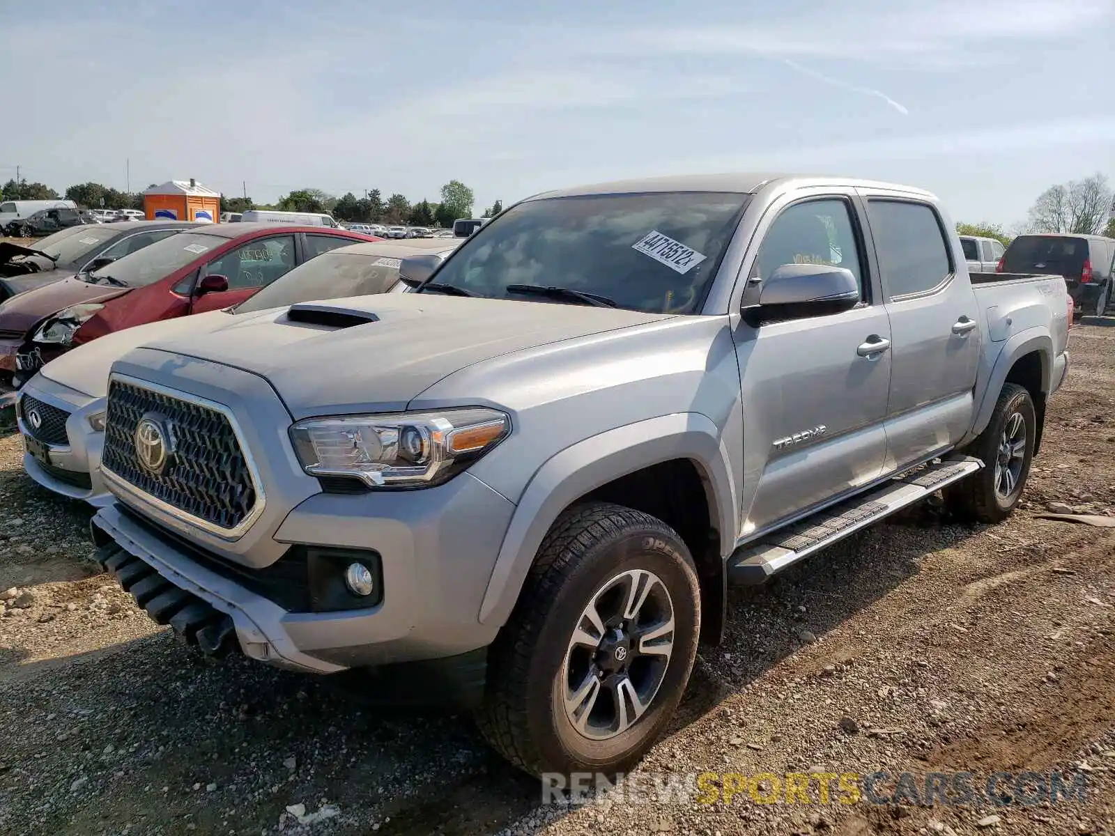 2 Photograph of a damaged car 3TMCZ5AN3KM205421 TOYOTA TACOMA 2019