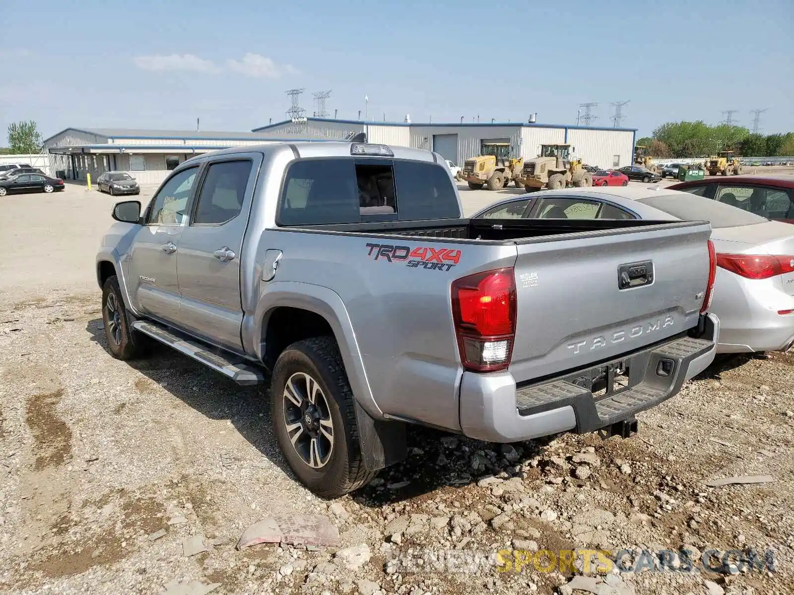 3 Photograph of a damaged car 3TMCZ5AN3KM205421 TOYOTA TACOMA 2019