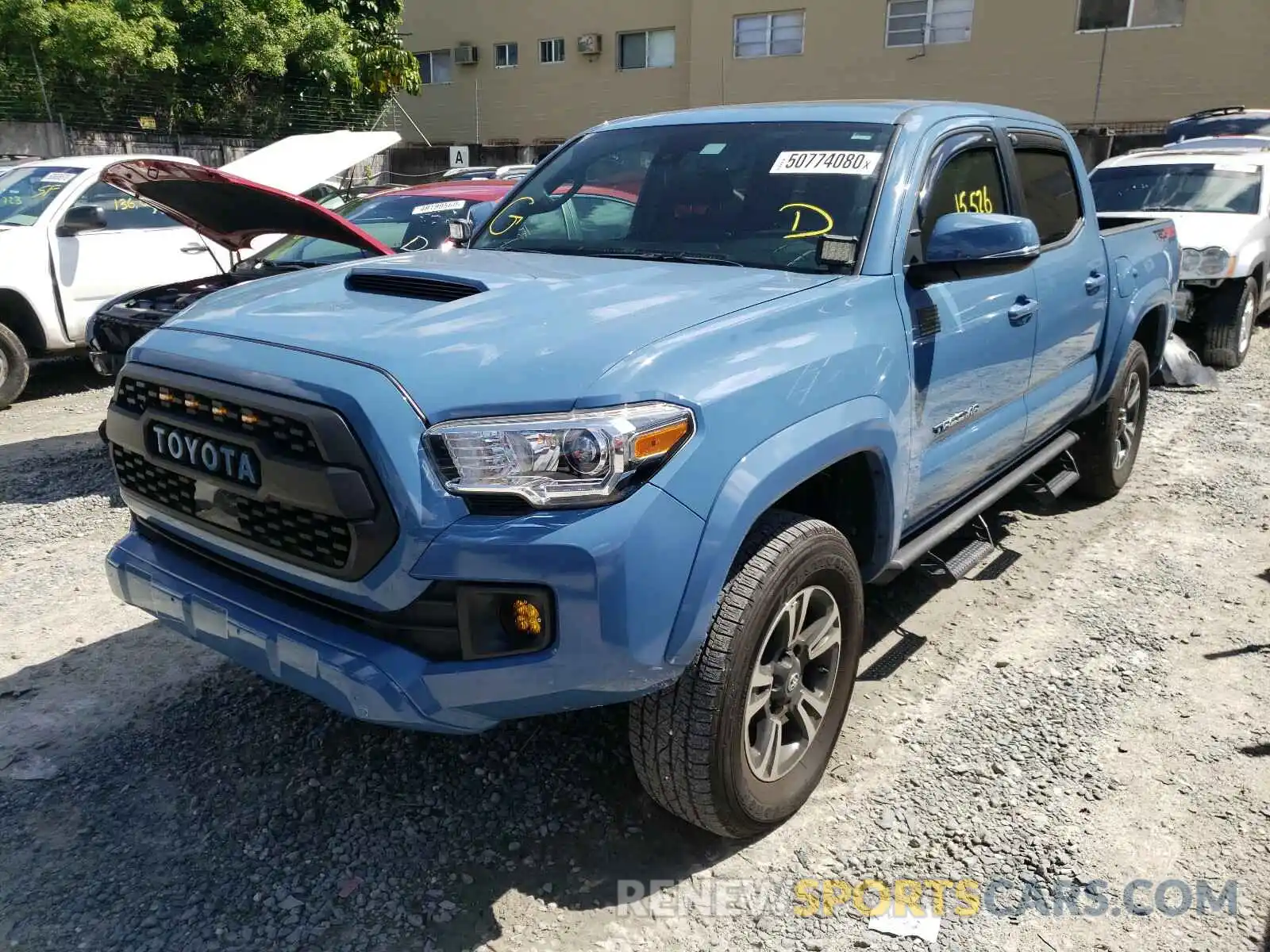 2 Photograph of a damaged car 3TMCZ5AN3KM206164 TOYOTA TACOMA 2019