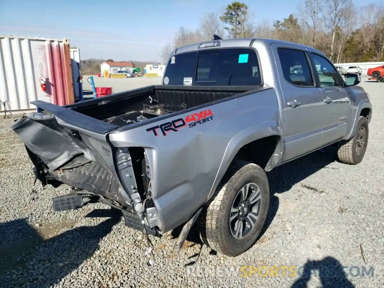 4 Photograph of a damaged car 3TMCZ5AN3KM206312 TOYOTA TACOMA 2019