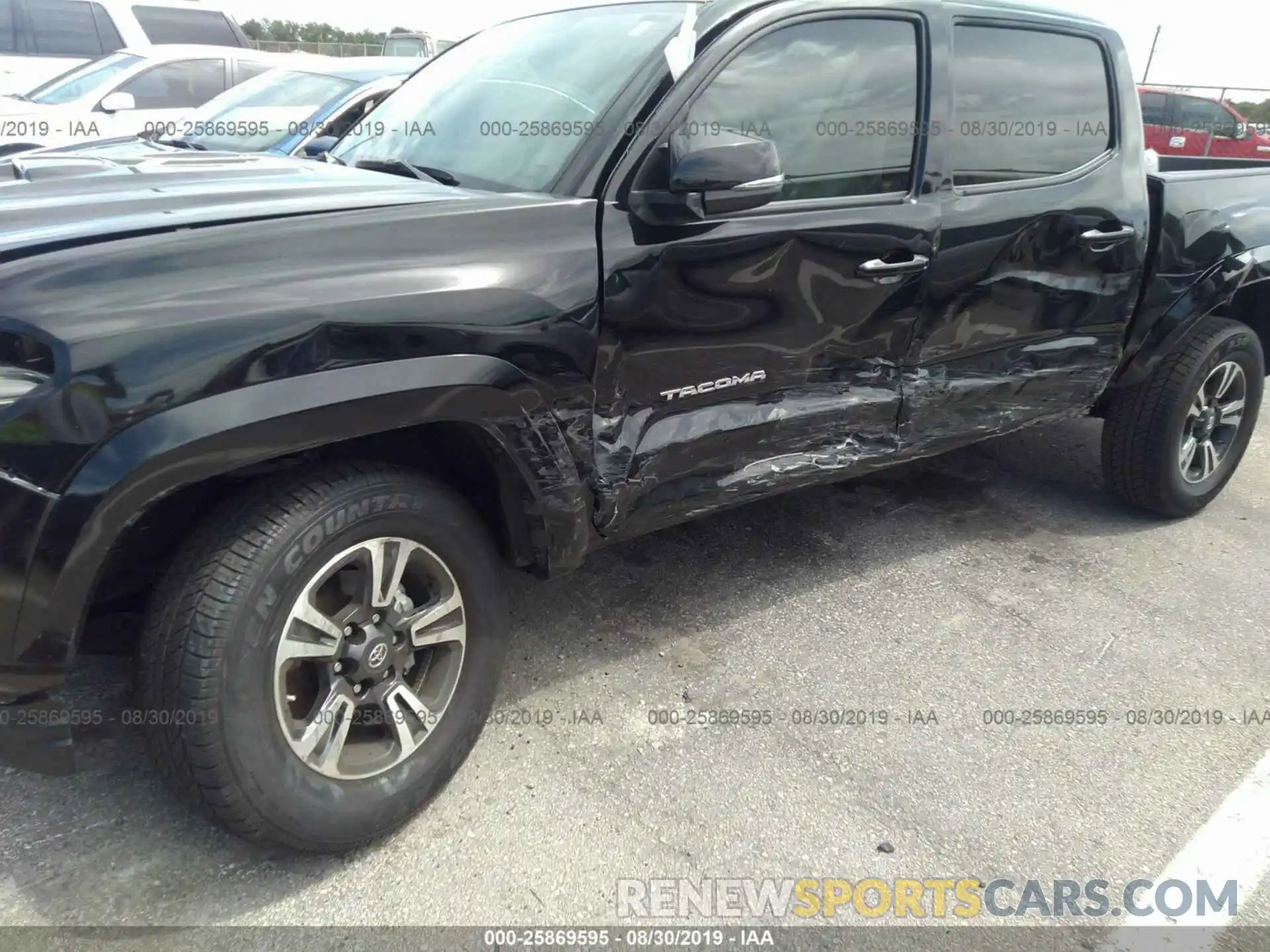 6 Photograph of a damaged car 3TMCZ5AN3KM206472 TOYOTA TACOMA 2019