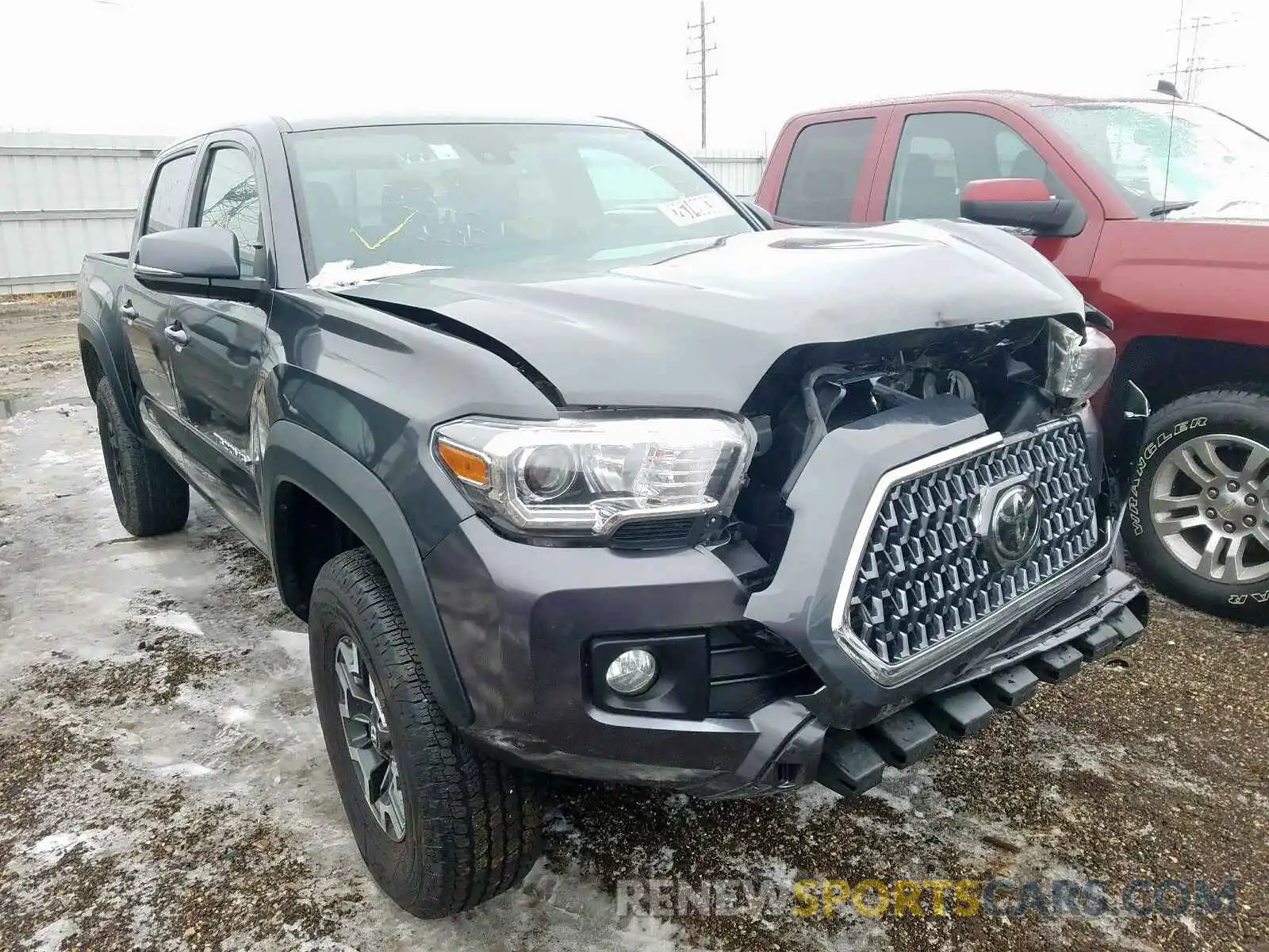 1 Photograph of a damaged car 3TMCZ5AN3KM209257 TOYOTA TACOMA 2019