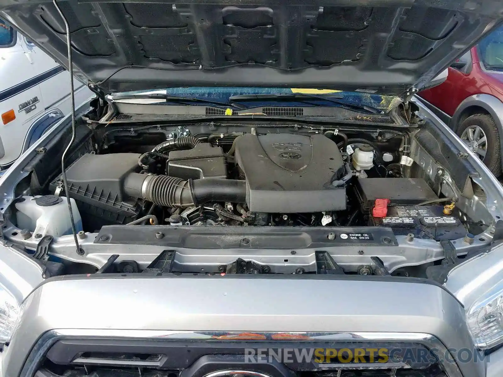 7 Photograph of a damaged car 3TMCZ5AN3KM211929 TOYOTA TACOMA 2019