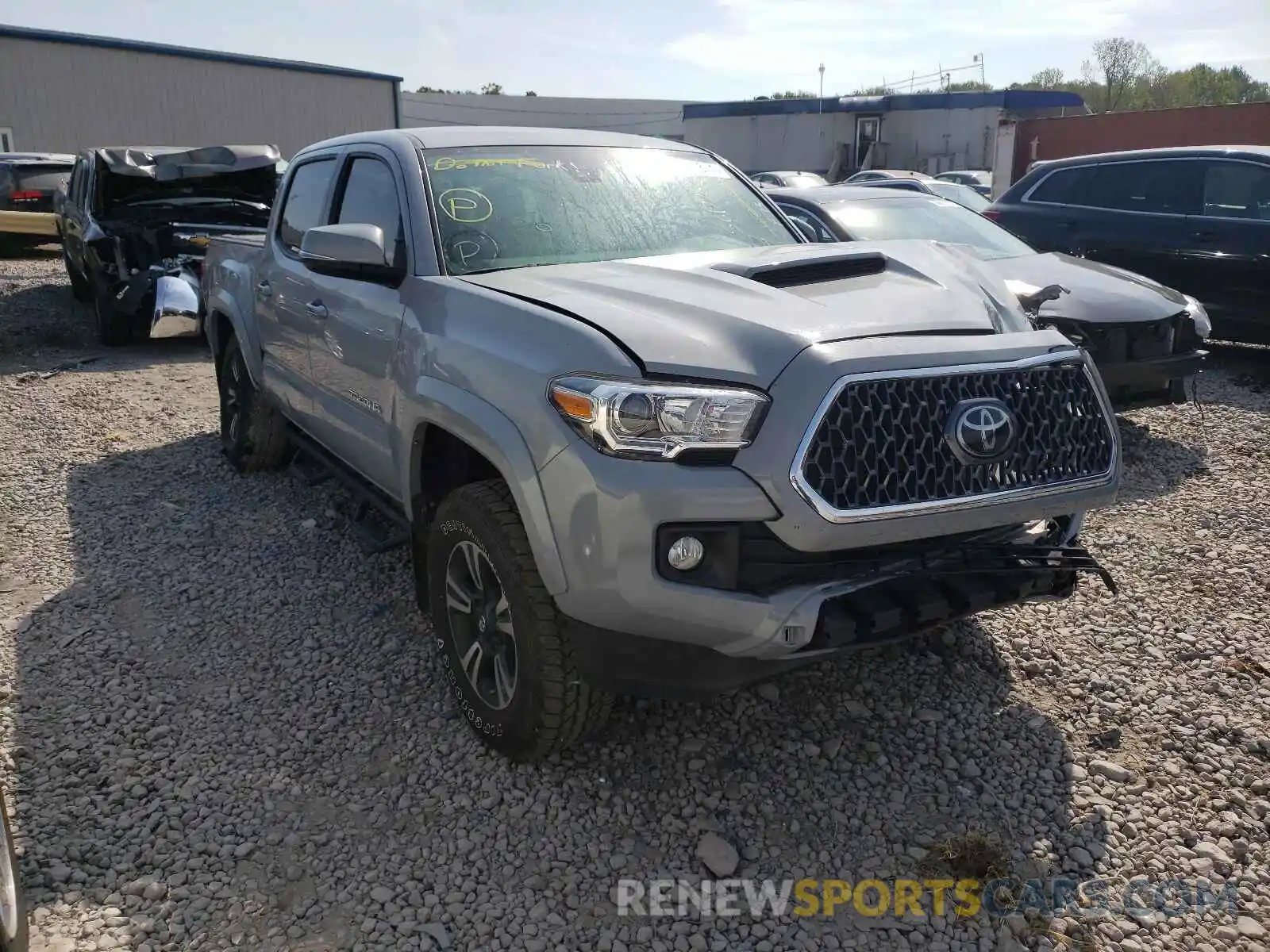 1 Photograph of a damaged car 3TMCZ5AN3KM212272 TOYOTA TACOMA 2019