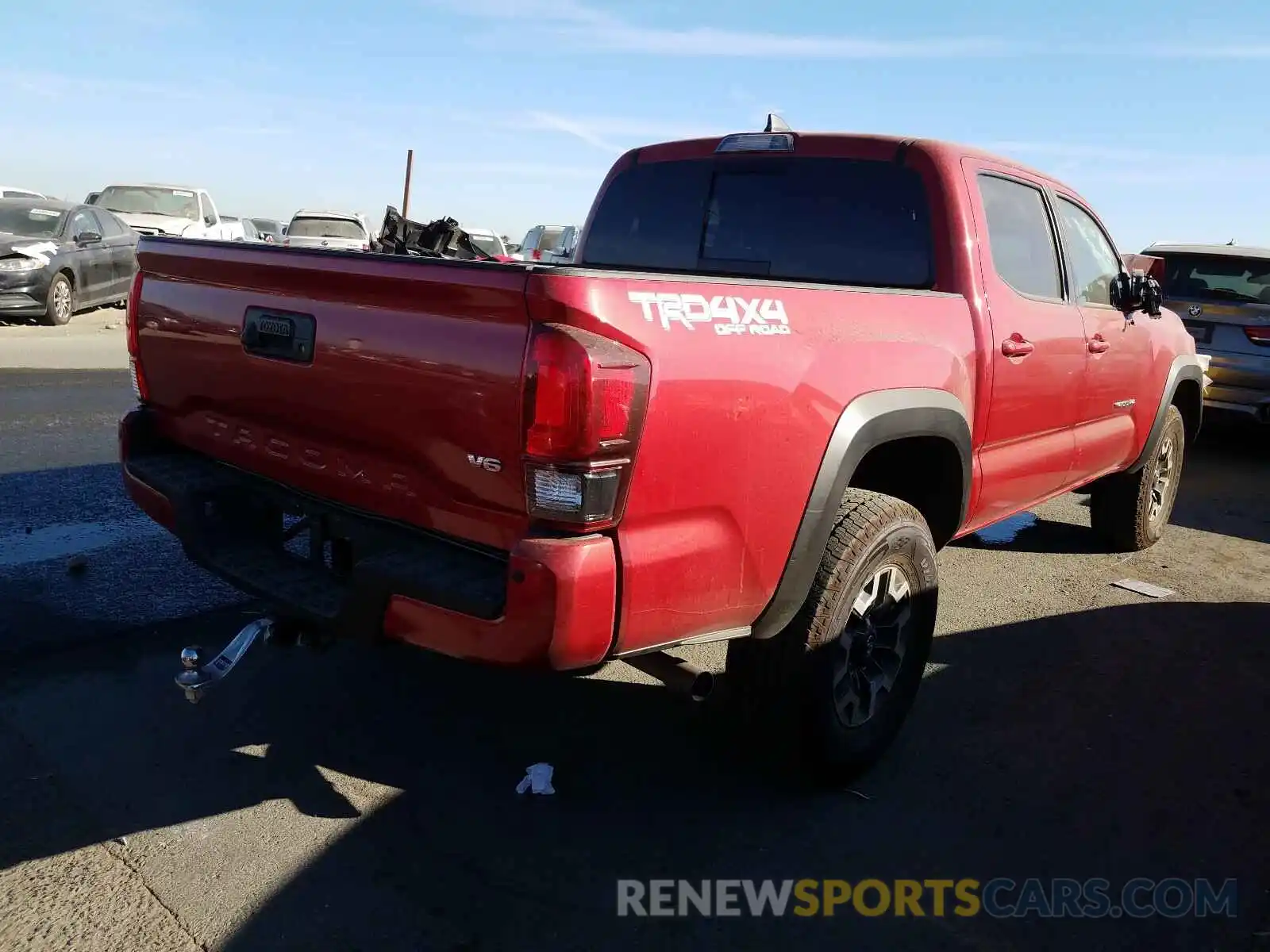 4 Photograph of a damaged car 3TMCZ5AN3KM213034 TOYOTA TACOMA 2019