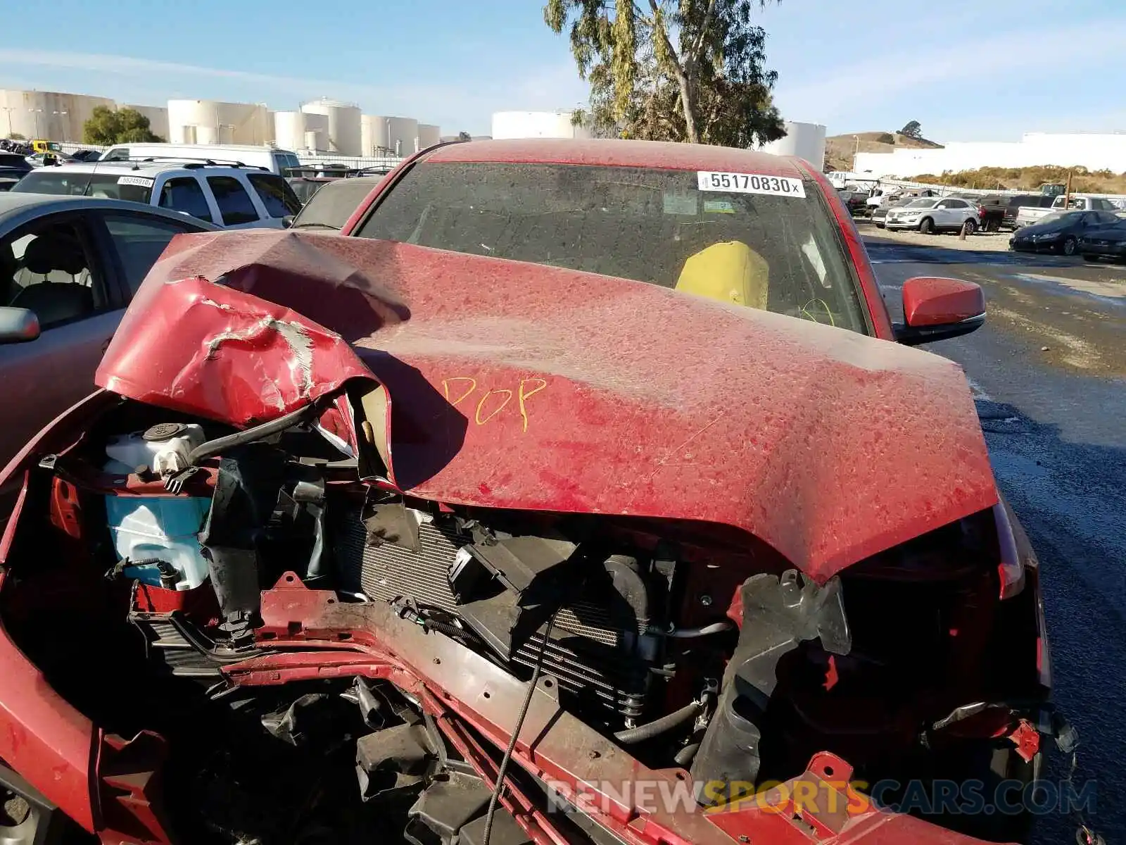 7 Photograph of a damaged car 3TMCZ5AN3KM213034 TOYOTA TACOMA 2019