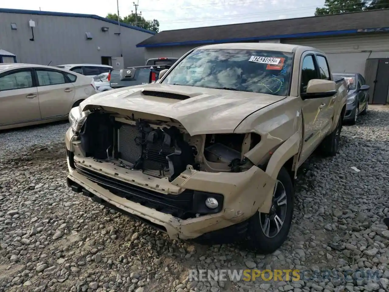 9 Фотография поврежденного автомобиля 3TMCZ5AN3KM213101 TOYOTA TACOMA 2019