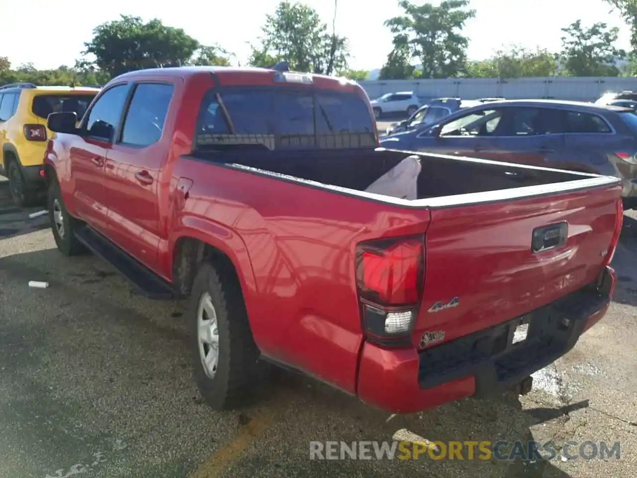 3 Photograph of a damaged car 3TMCZ5AN3KM213728 TOYOTA TACOMA 2019