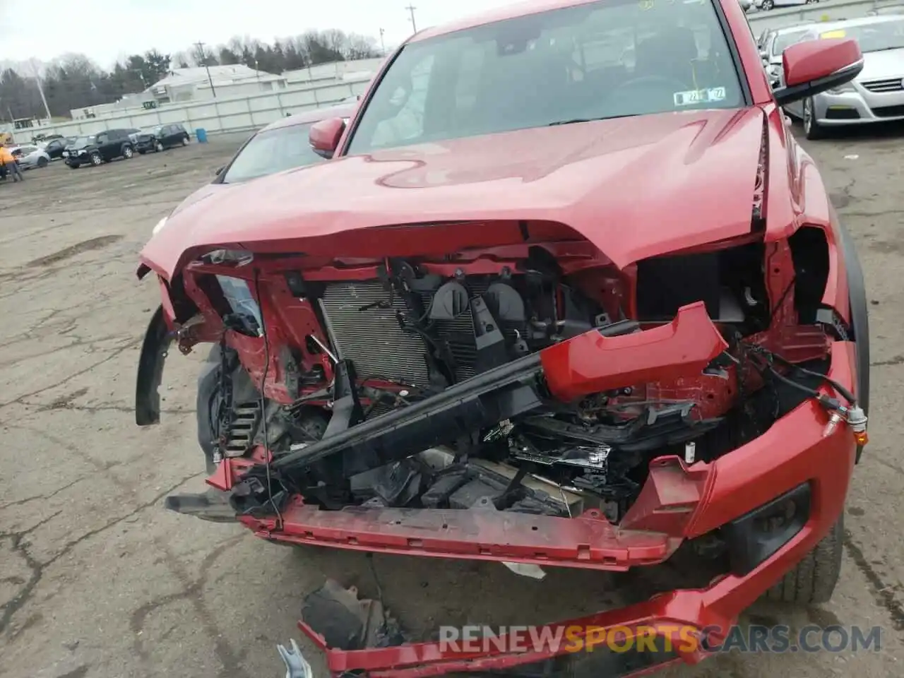 7 Photograph of a damaged car 3TMCZ5AN3KM214216 TOYOTA TACOMA 2019