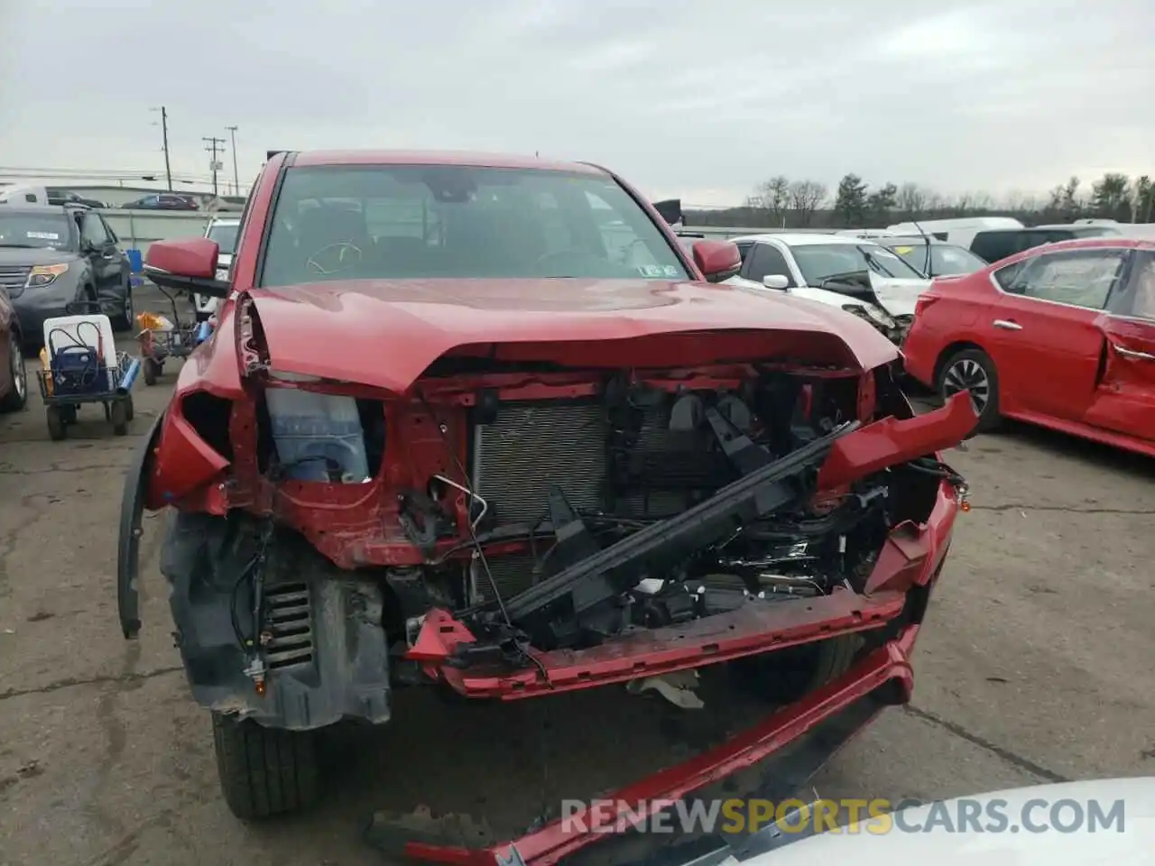 9 Photograph of a damaged car 3TMCZ5AN3KM214216 TOYOTA TACOMA 2019