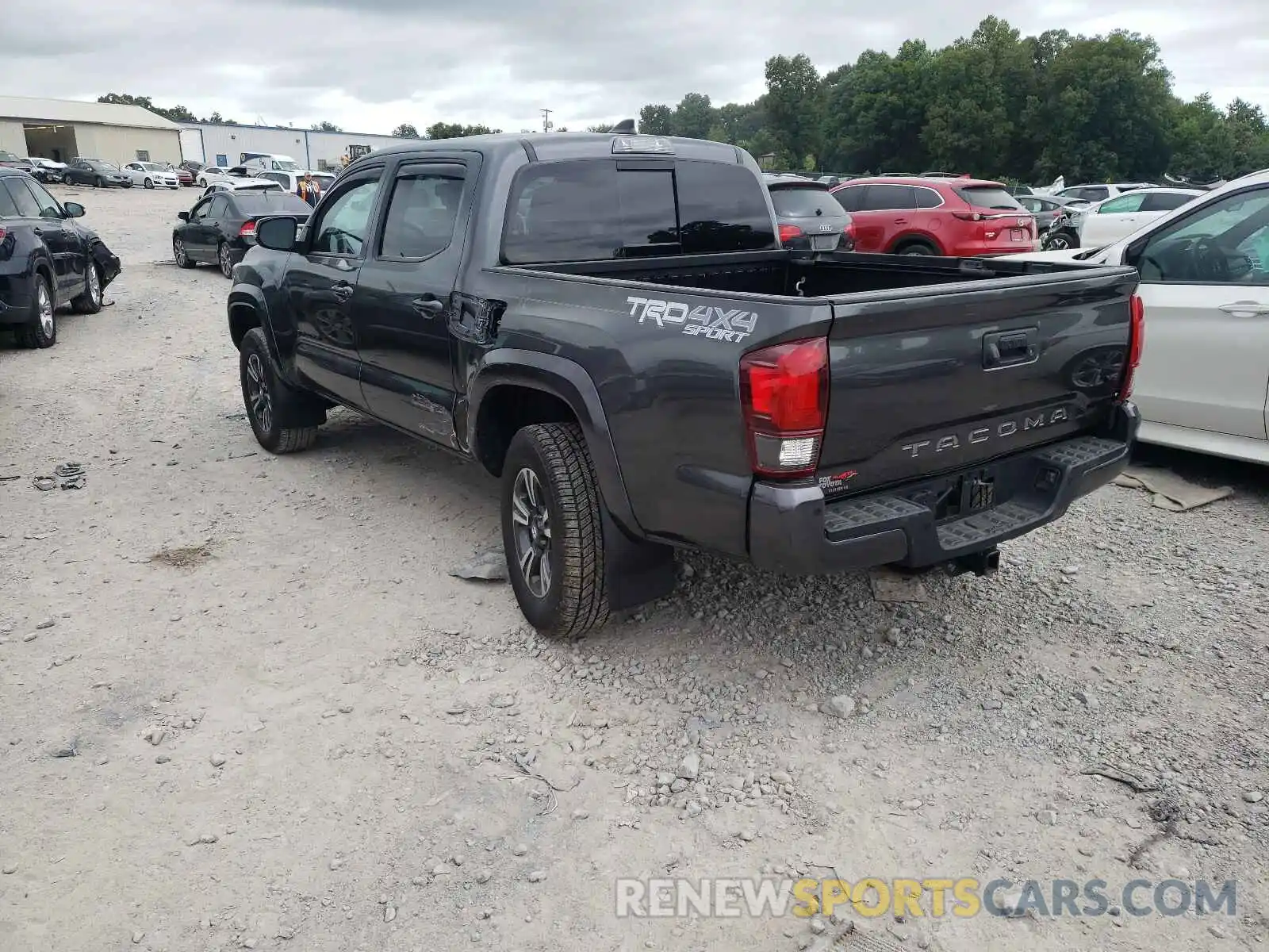 3 Photograph of a damaged car 3TMCZ5AN3KM214247 TOYOTA TACOMA 2019