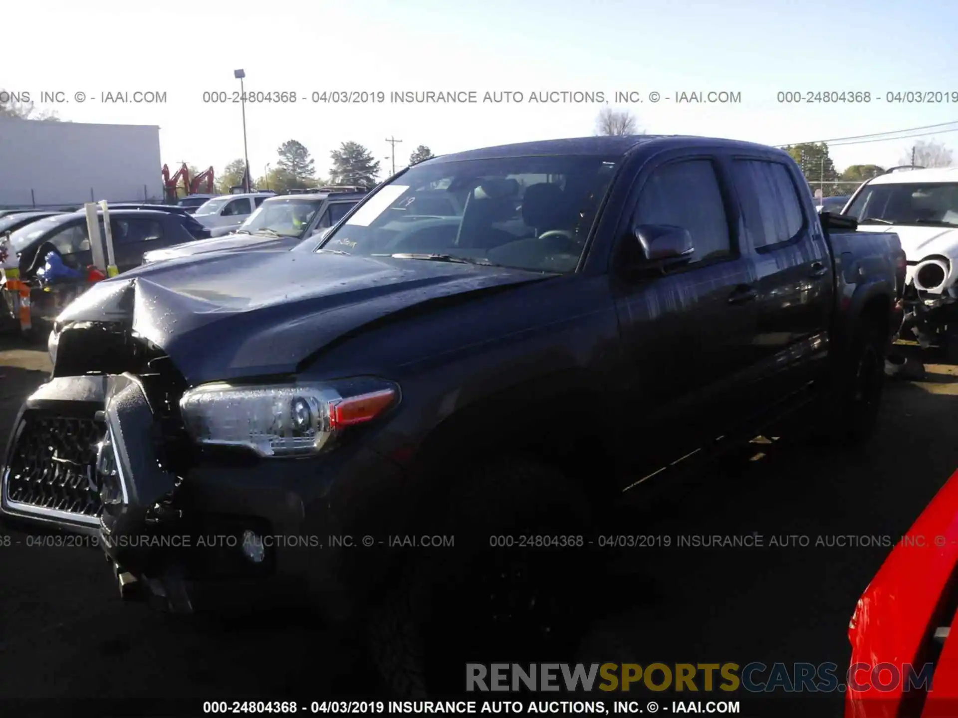 2 Photograph of a damaged car 3TMCZ5AN3KM215138 TOYOTA TACOMA 2019