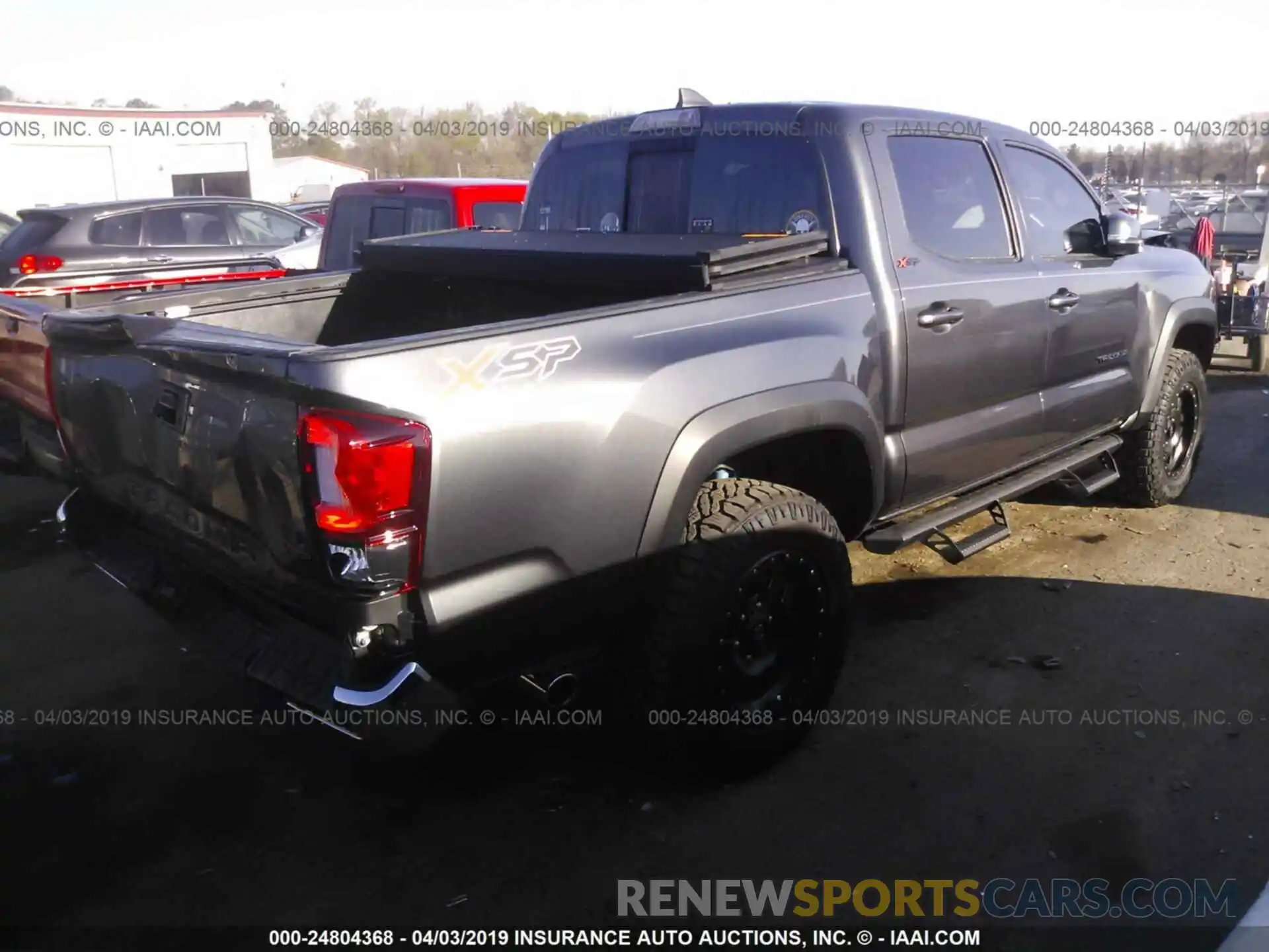 4 Photograph of a damaged car 3TMCZ5AN3KM215138 TOYOTA TACOMA 2019