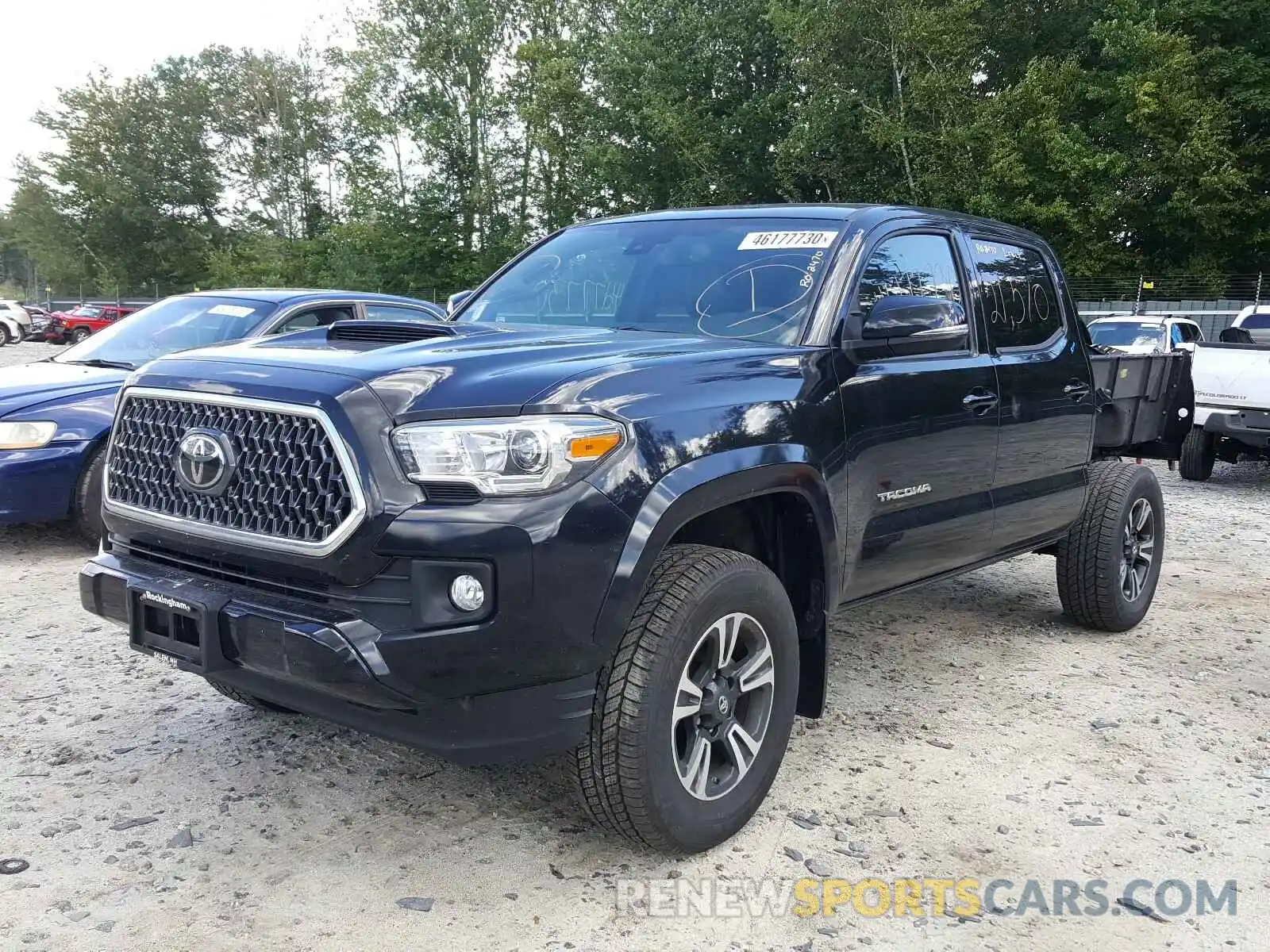 2 Photograph of a damaged car 3TMCZ5AN3KM216399 TOYOTA TACOMA 2019