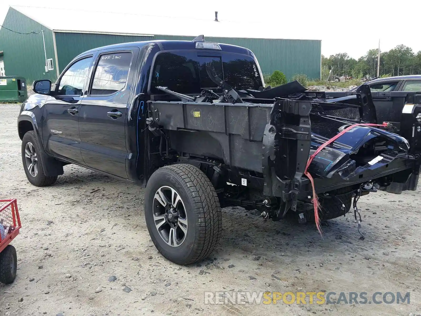 3 Photograph of a damaged car 3TMCZ5AN3KM216399 TOYOTA TACOMA 2019