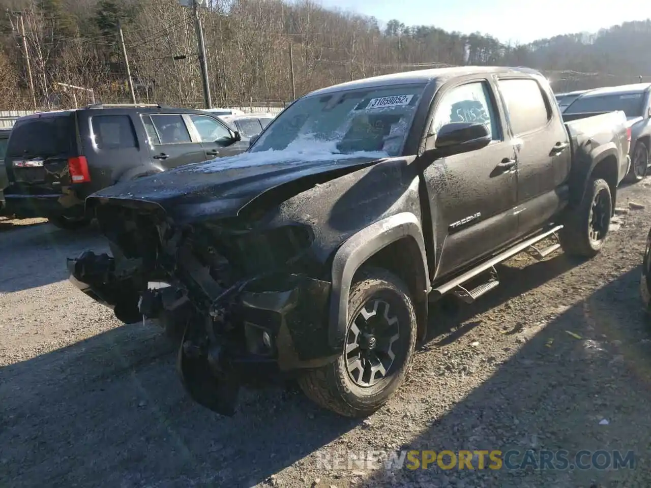 2 Photograph of a damaged car 3TMCZ5AN3KM216919 TOYOTA TACOMA 2019