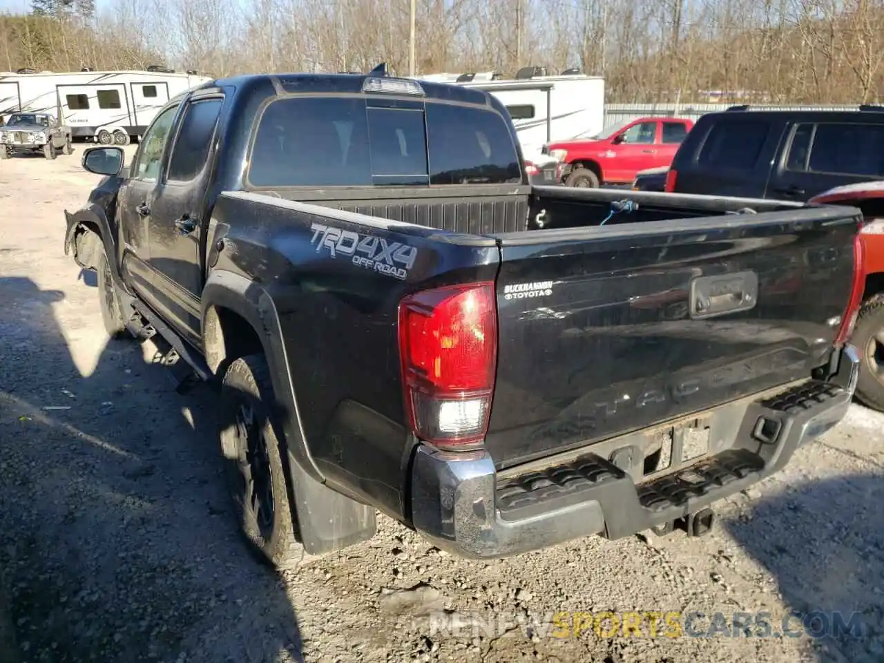 3 Photograph of a damaged car 3TMCZ5AN3KM216919 TOYOTA TACOMA 2019