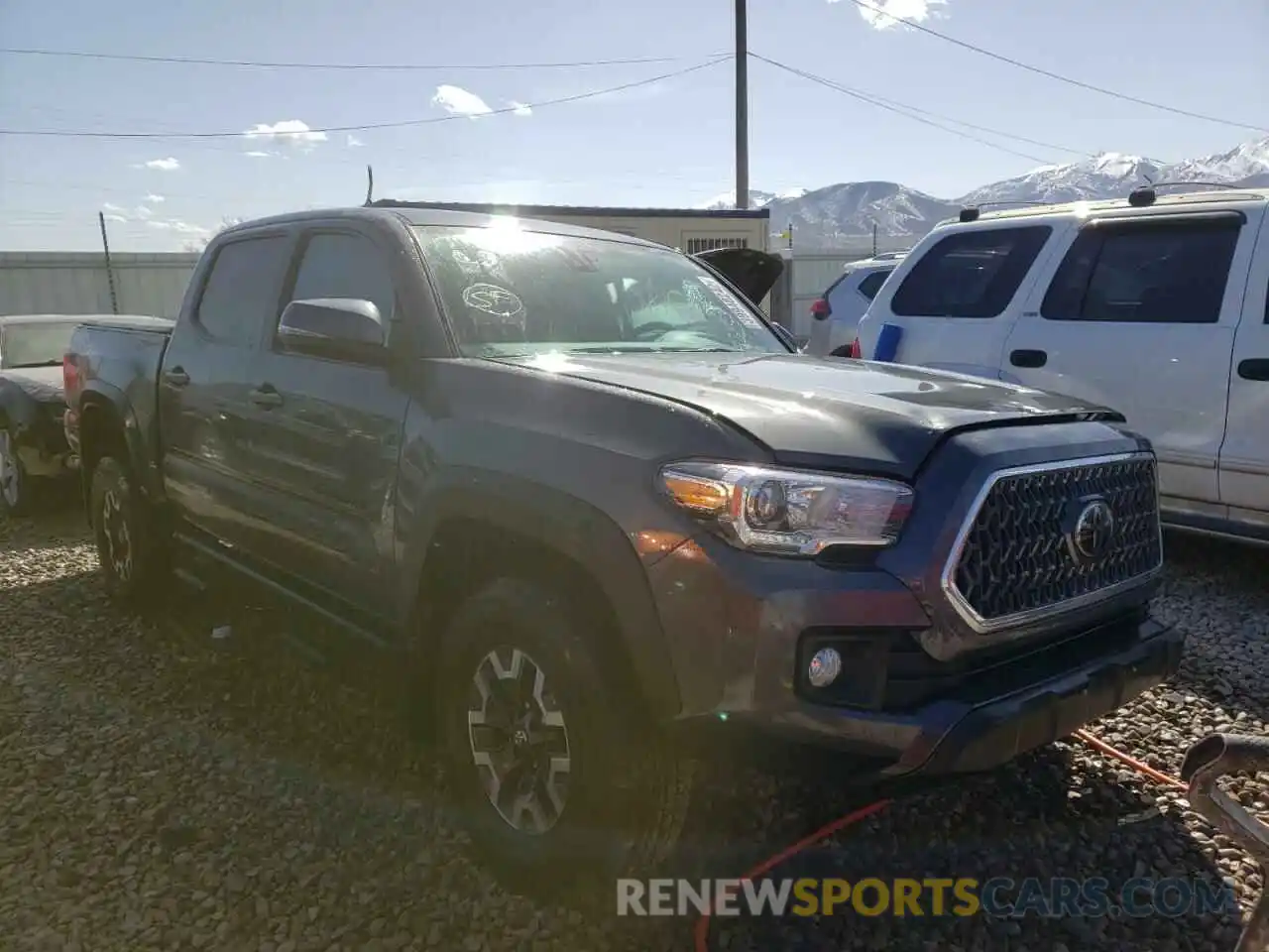 1 Photograph of a damaged car 3TMCZ5AN3KM217875 TOYOTA TACOMA 2019