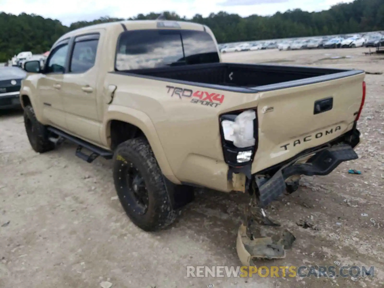 3 Photograph of a damaged car 3TMCZ5AN3KM218637 TOYOTA TACOMA 2019