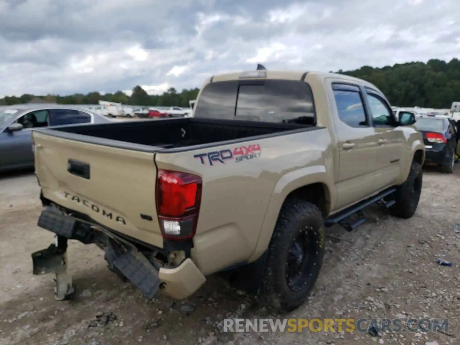 4 Photograph of a damaged car 3TMCZ5AN3KM218637 TOYOTA TACOMA 2019