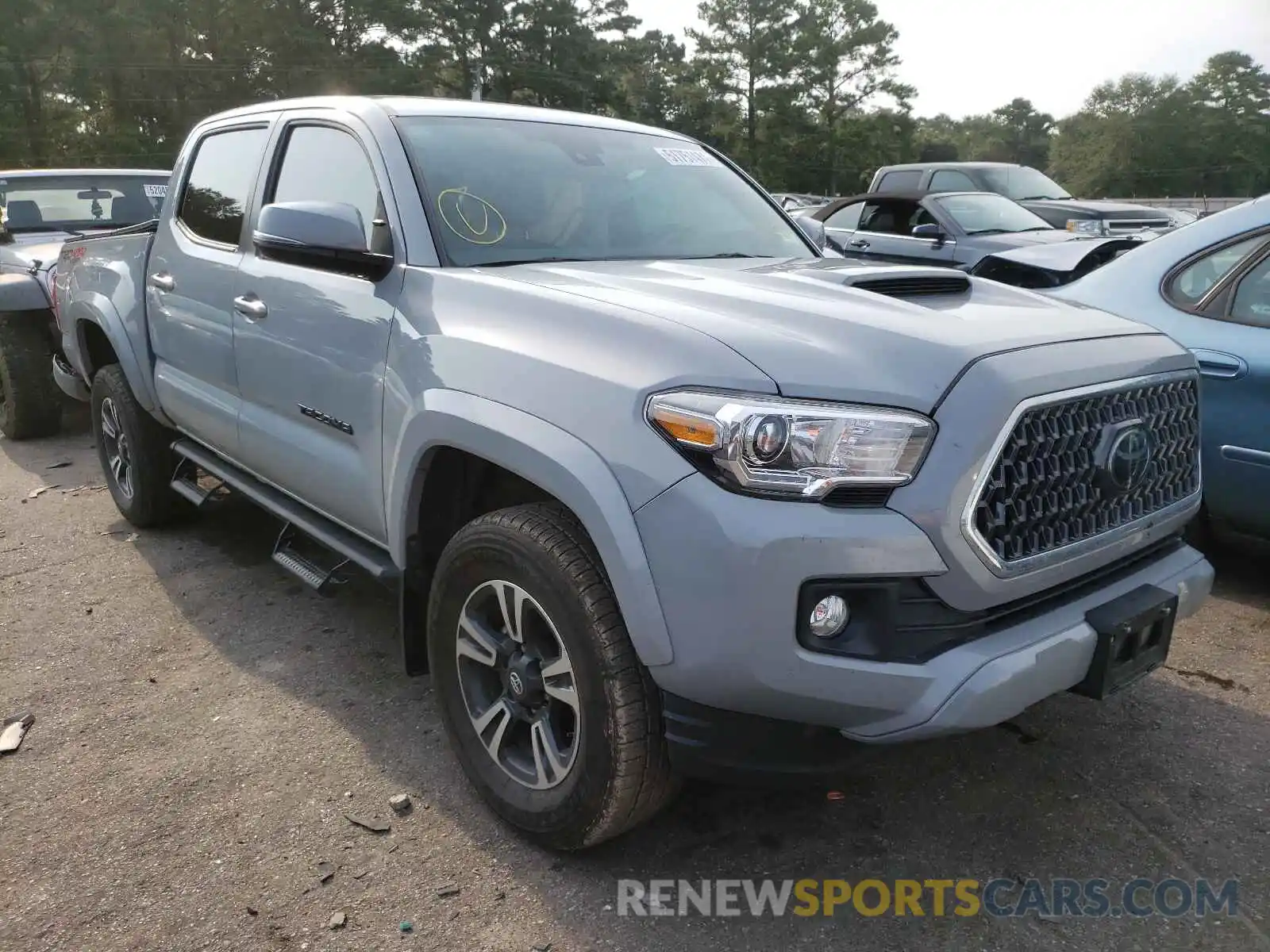 1 Photograph of a damaged car 3TMCZ5AN3KM219089 TOYOTA TACOMA 2019