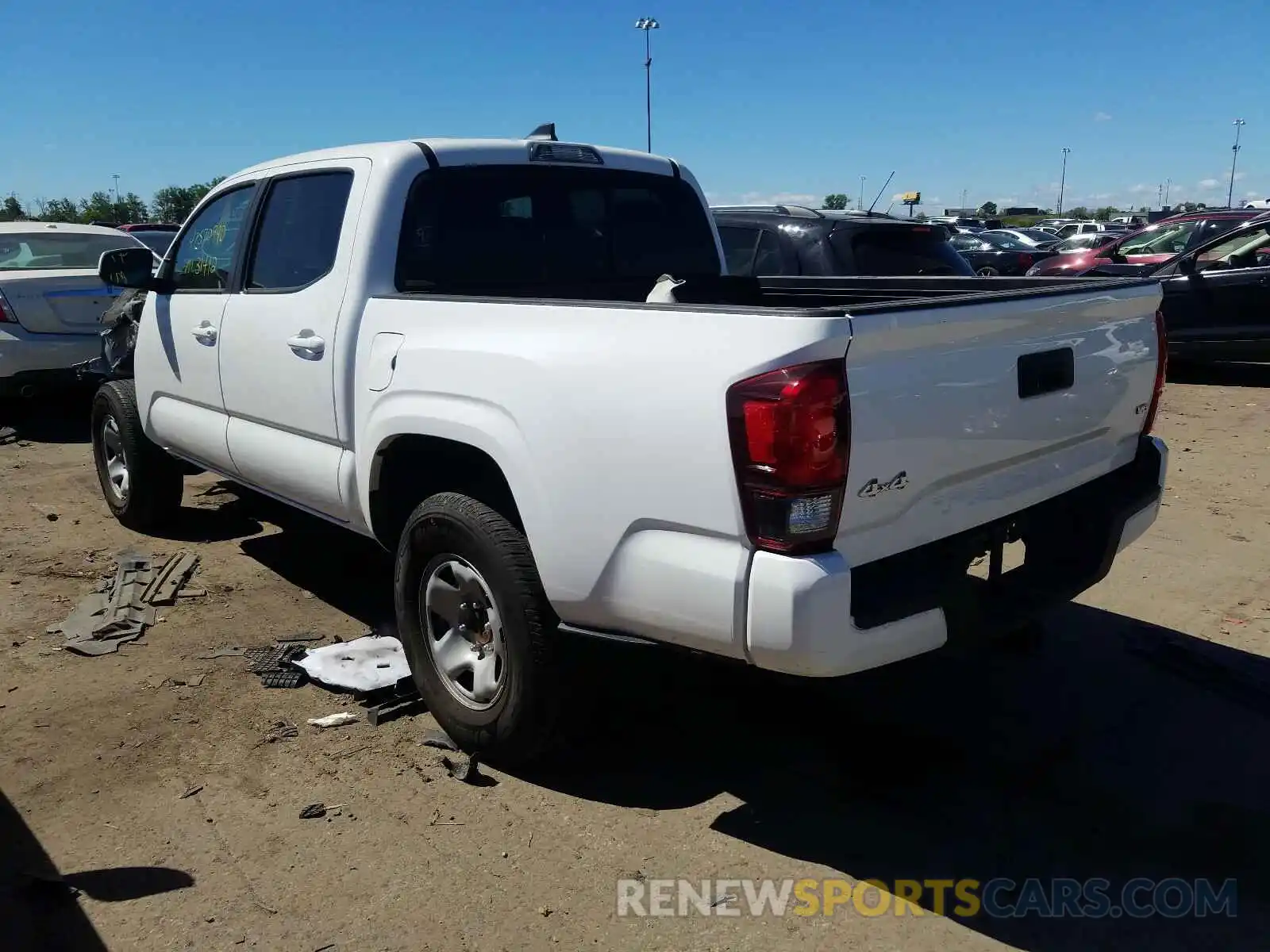 3 Photograph of a damaged car 3TMCZ5AN3KM219674 TOYOTA TACOMA 2019