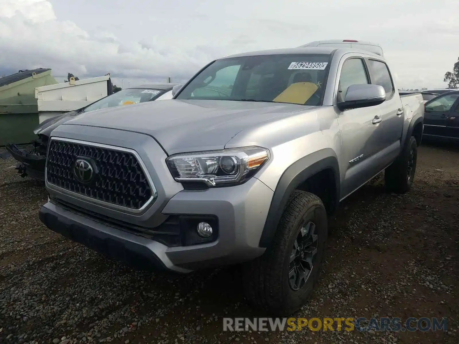 2 Photograph of a damaged car 3TMCZ5AN3KM220940 TOYOTA TACOMA 2019