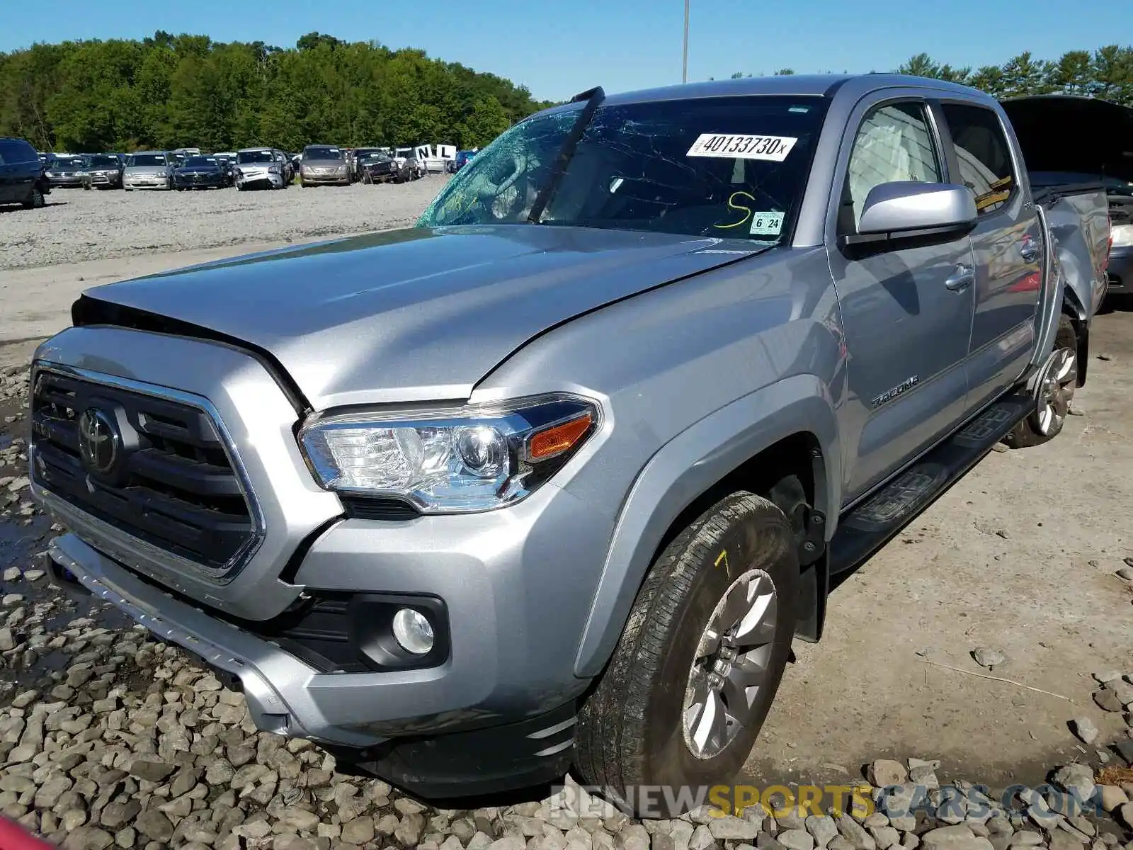 2 Photograph of a damaged car 3TMCZ5AN3KM221179 TOYOTA TACOMA 2019