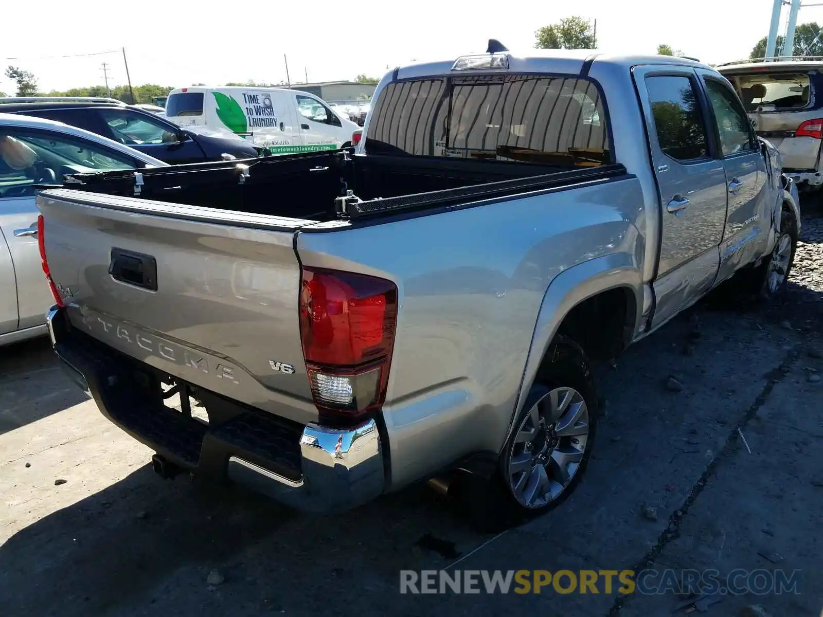 4 Photograph of a damaged car 3TMCZ5AN3KM221179 TOYOTA TACOMA 2019