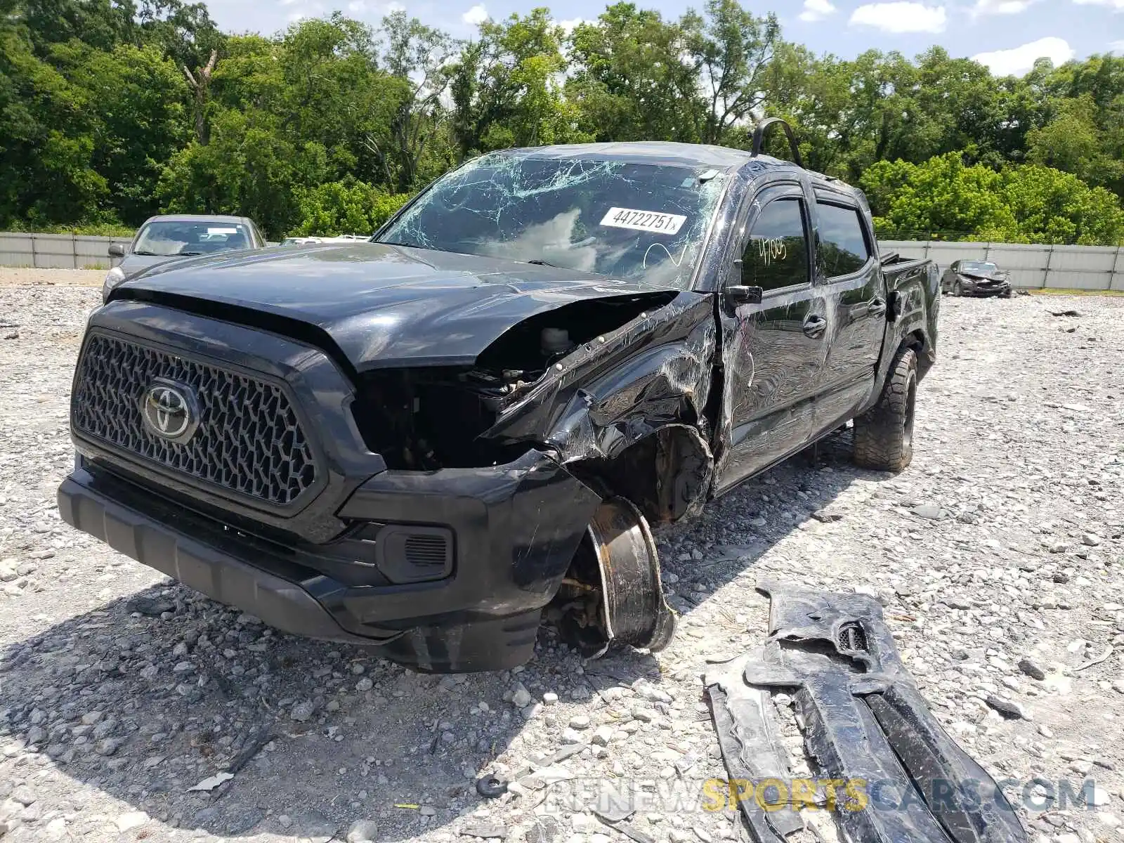 2 Photograph of a damaged car 3TMCZ5AN3KM221862 TOYOTA TACOMA 2019