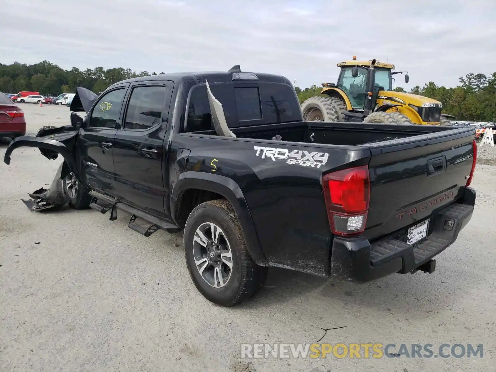 3 Photograph of a damaged car 3TMCZ5AN3KM223420 TOYOTA TACOMA 2019