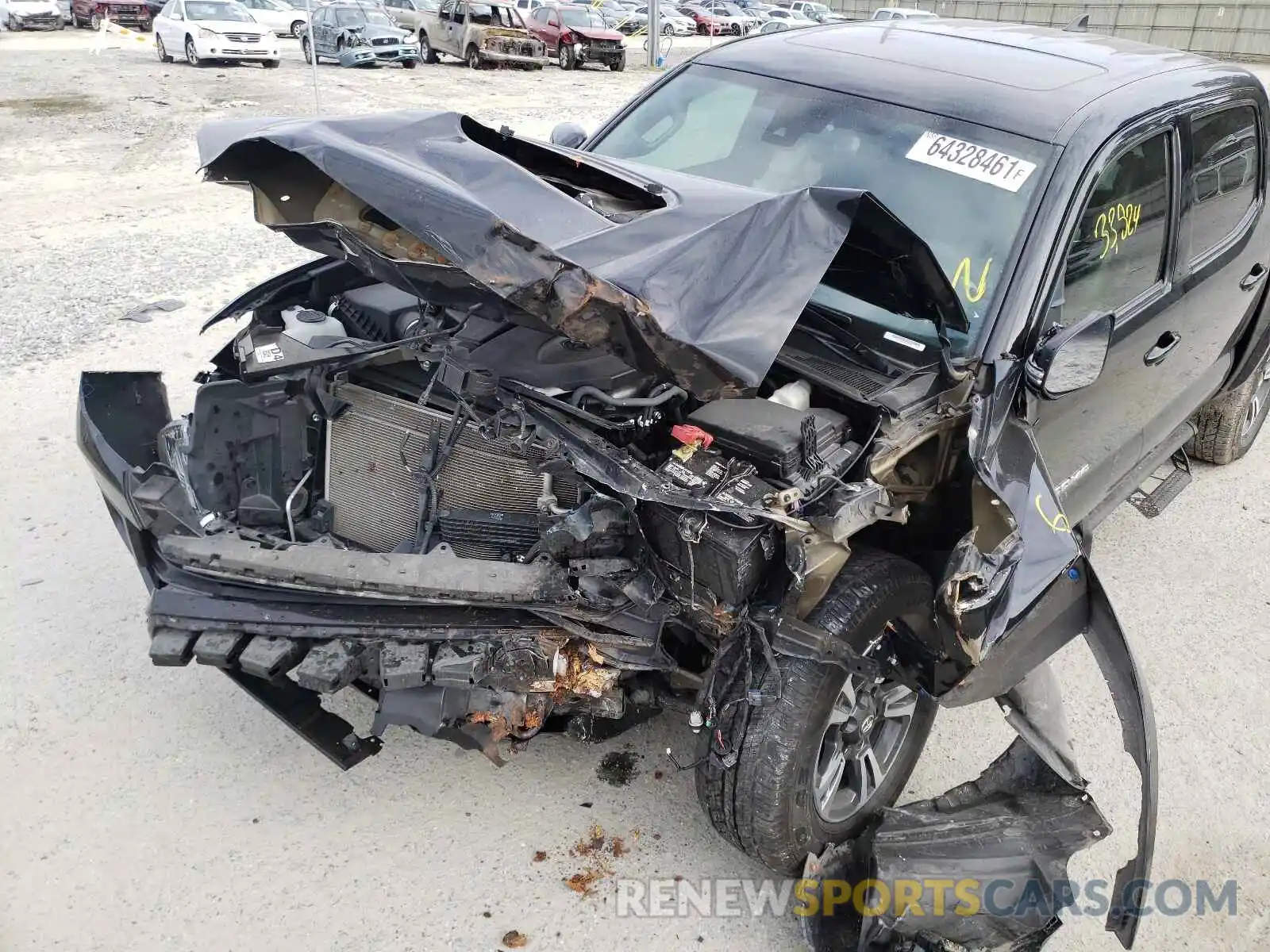 9 Photograph of a damaged car 3TMCZ5AN3KM223420 TOYOTA TACOMA 2019