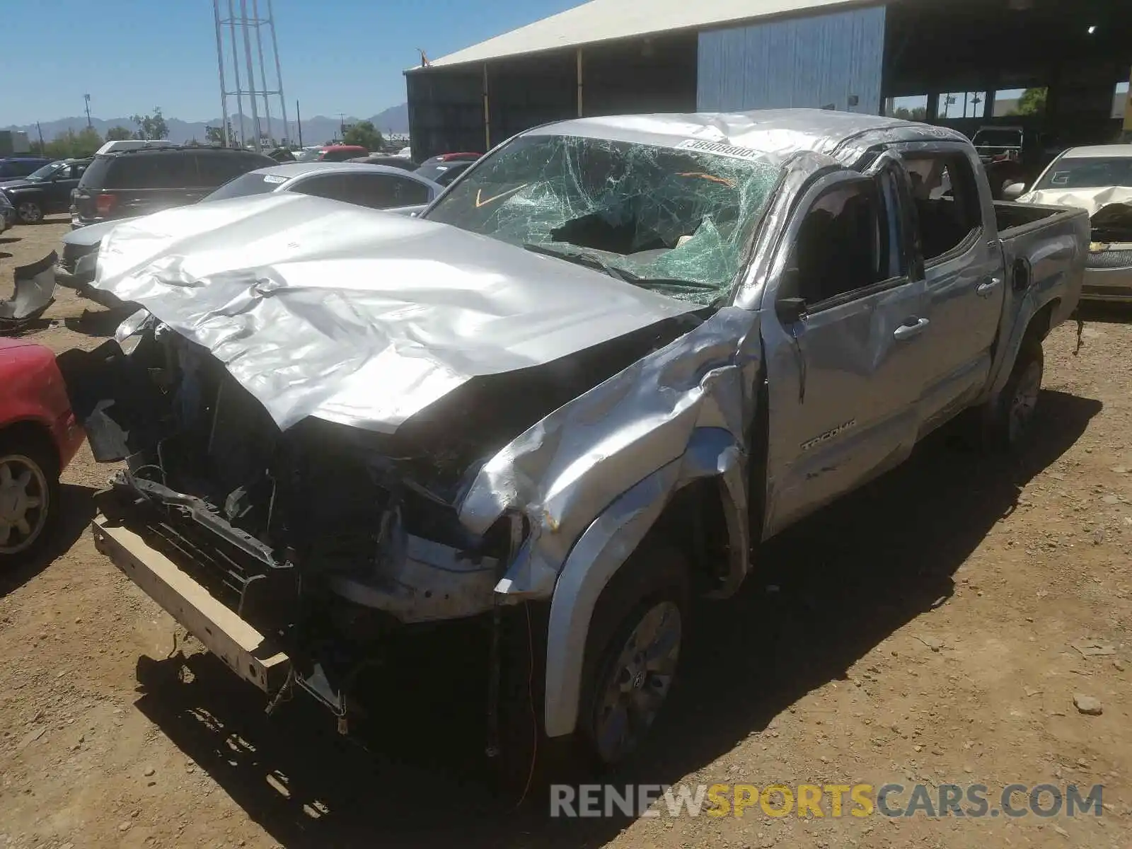 2 Фотография поврежденного автомобиля 3TMCZ5AN3KM224678 TOYOTA TACOMA 2019