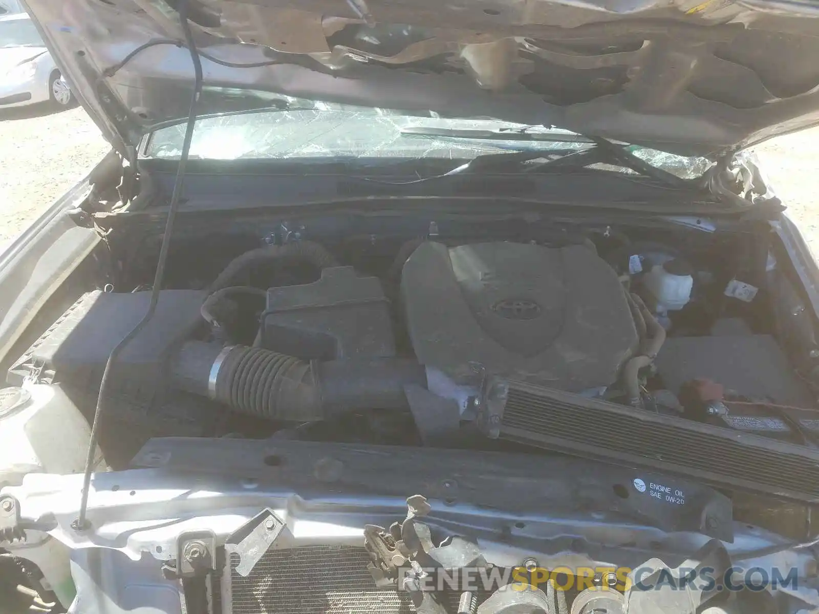 7 Photograph of a damaged car 3TMCZ5AN3KM224678 TOYOTA TACOMA 2019